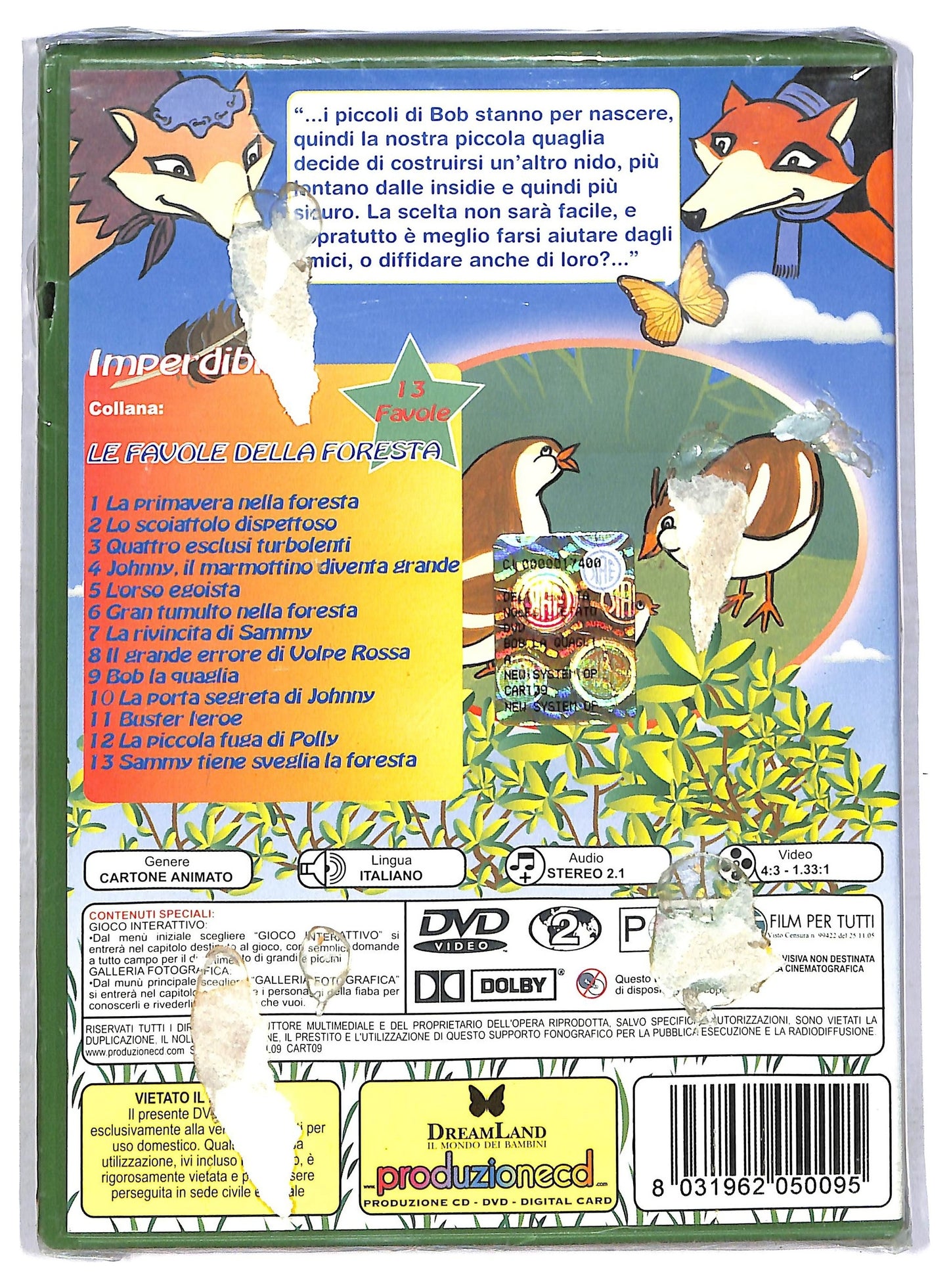 EBOND Le Favole Della Foresta - Bob La Quaglia DVD D762746