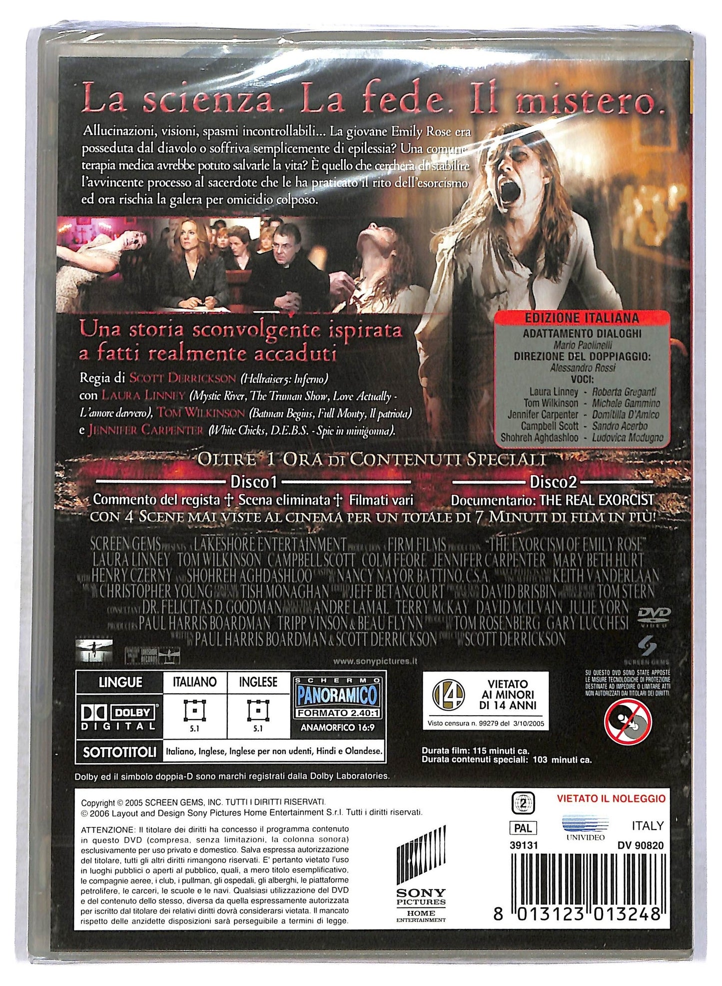EBOND The Exorcism Of Emily Rose - Versione Integrale DVD D762757