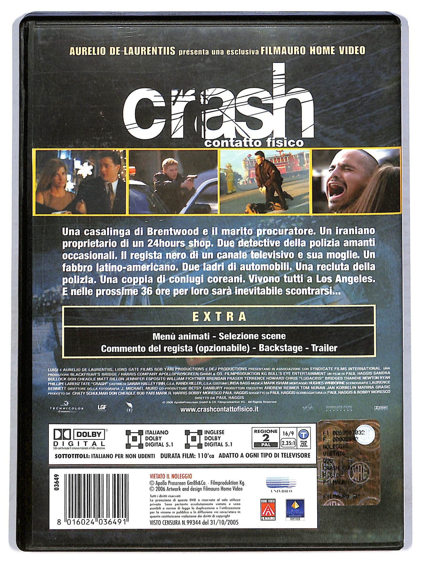EBOND Crash - Contatto fisico DVD D762805