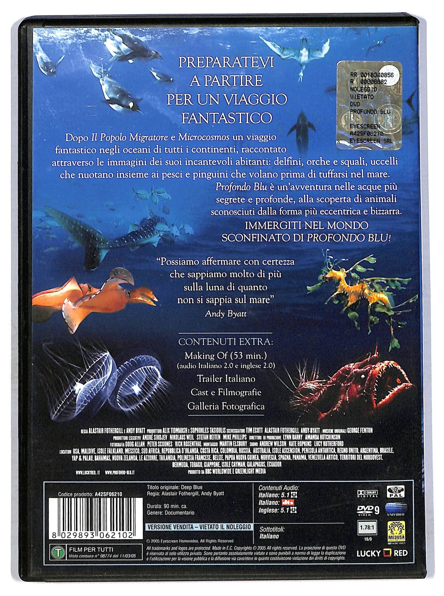 EBOND Profondo Blu DVD D762835