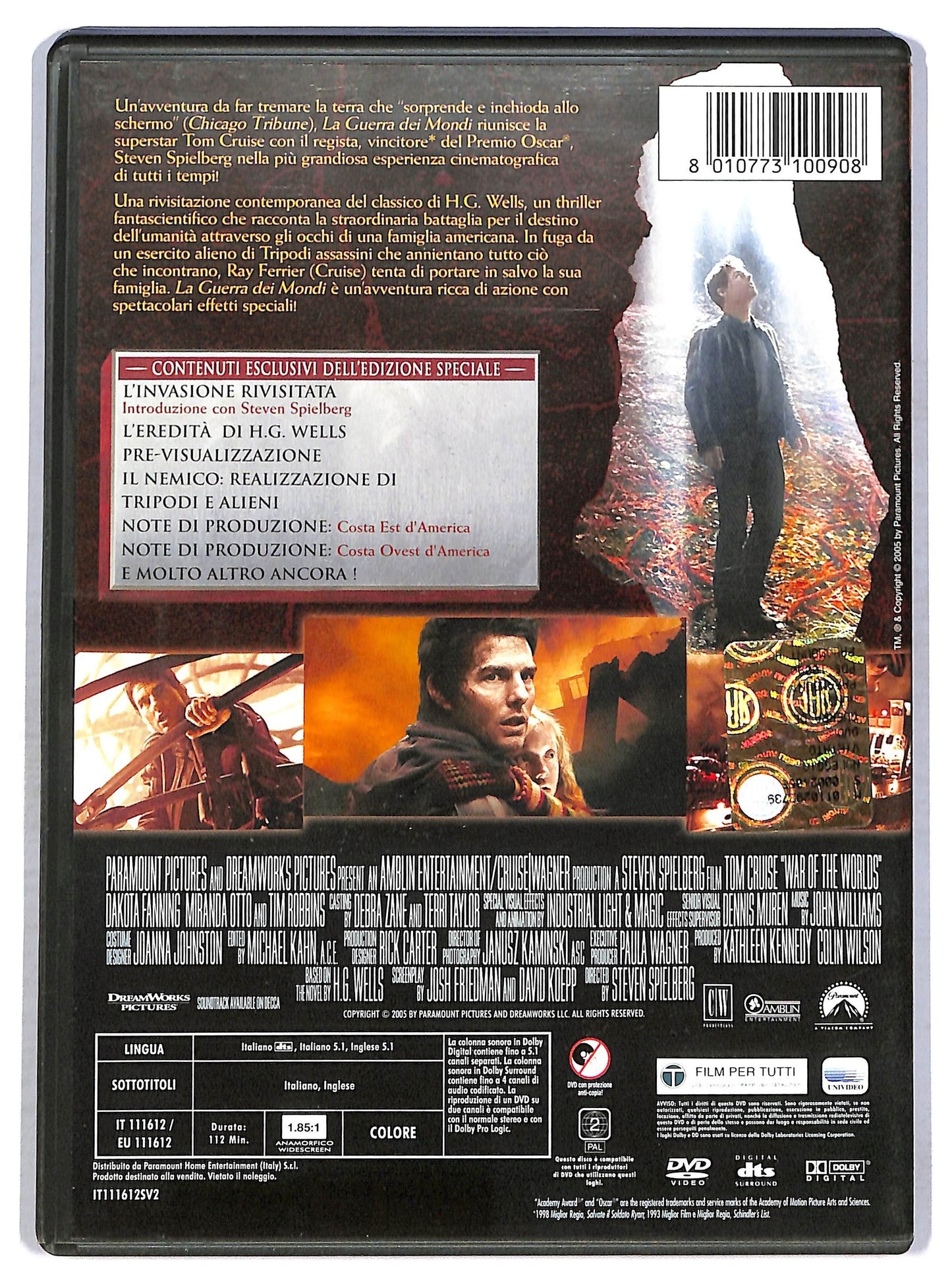 EBOND la guerra dei mondi SPECIAL EDITION DVD D762859