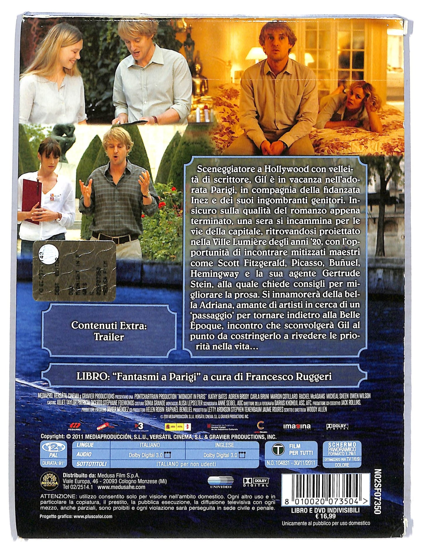 EBOND Midnight in Paris DIGIPACK DVD D762903