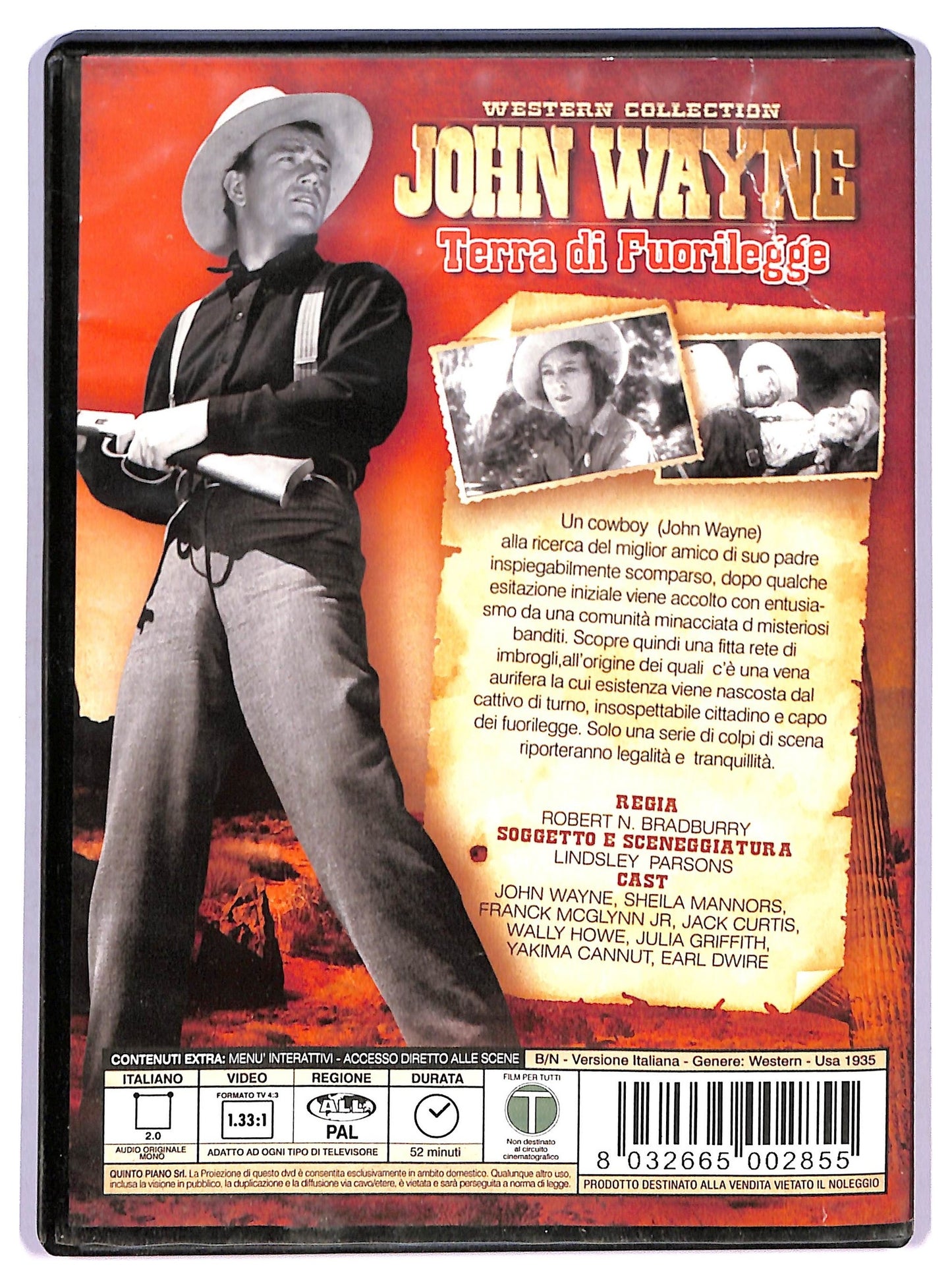 EBOND Terra Di Fuorilegge DVD  Editoriale D763033