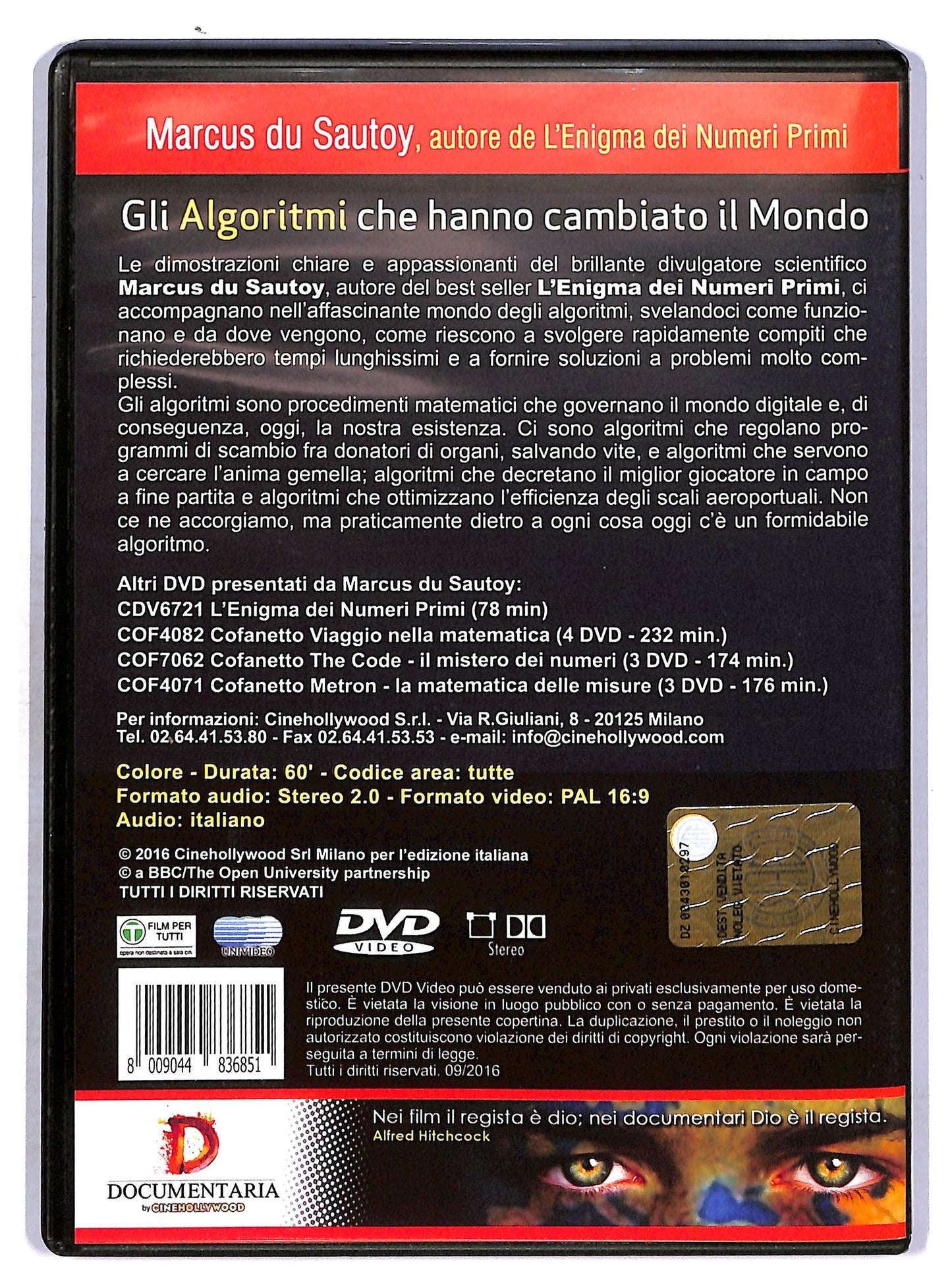 EBOND Gli algoritmi che hanno cambiato il mondo DVD D763137