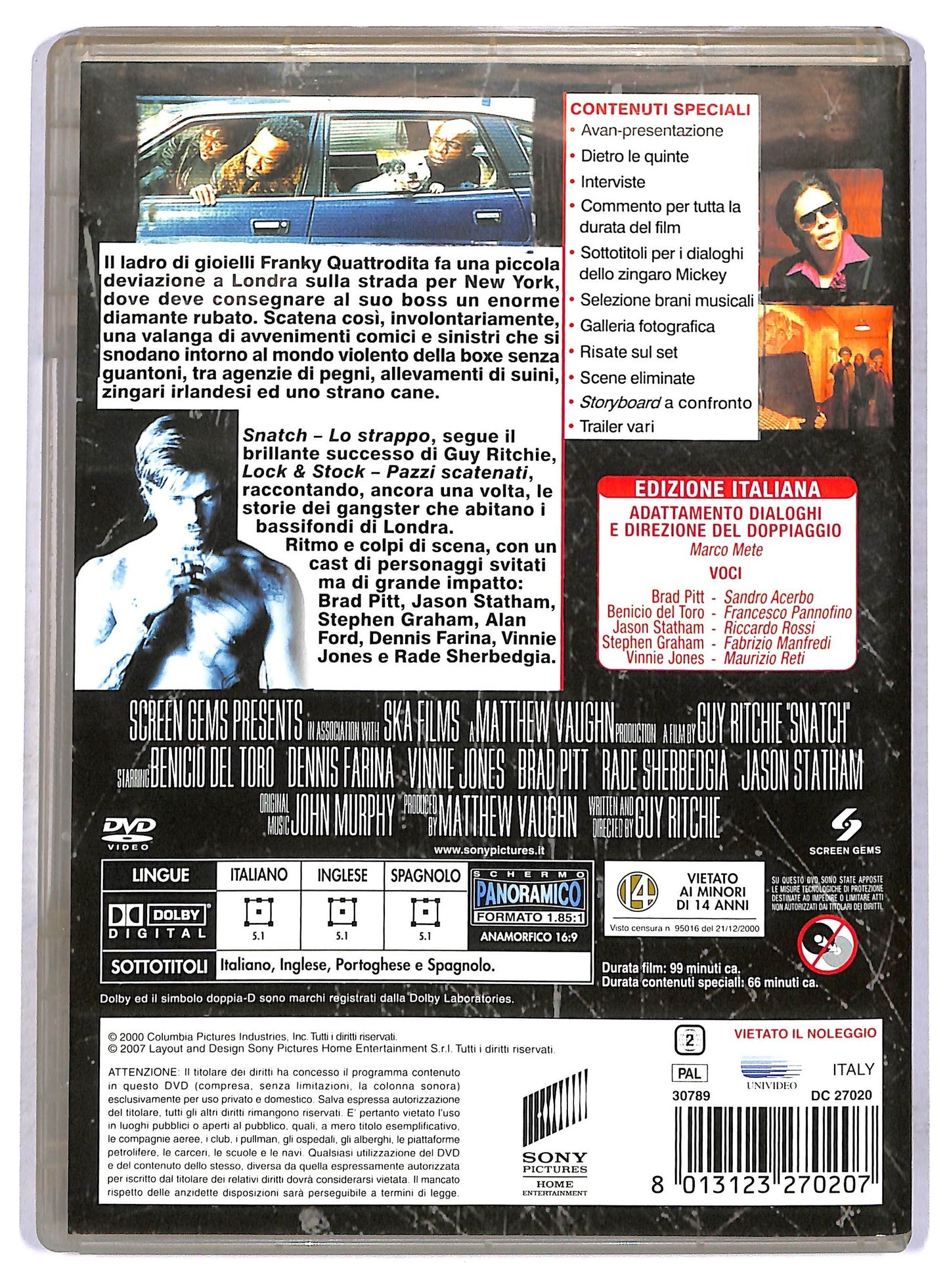 EBOND Snatch lo strappo DVD D763151