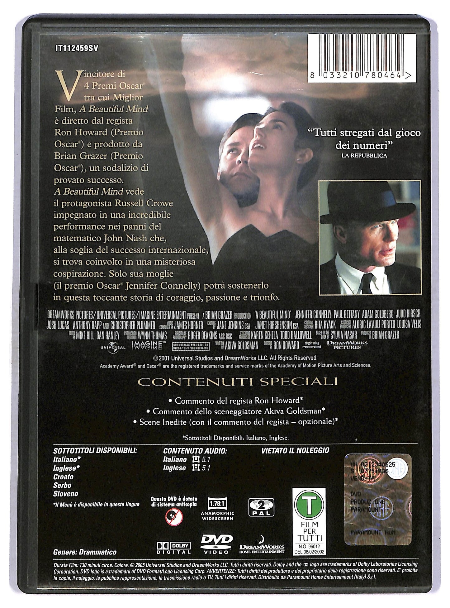 EBOND A Beautiful Mind DVD D763237