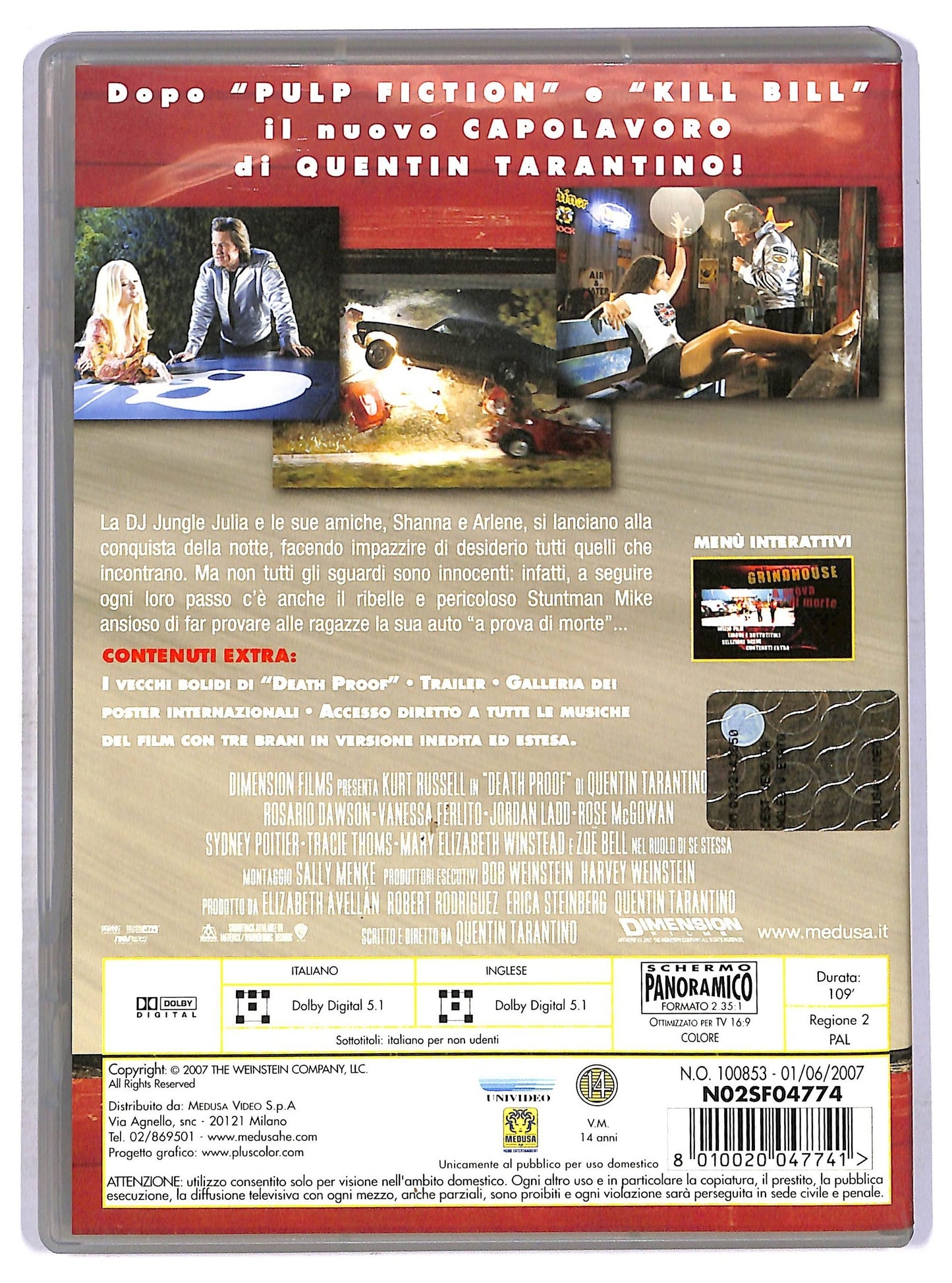 EBOND Grindhouse - A prova di morte DVD D763253