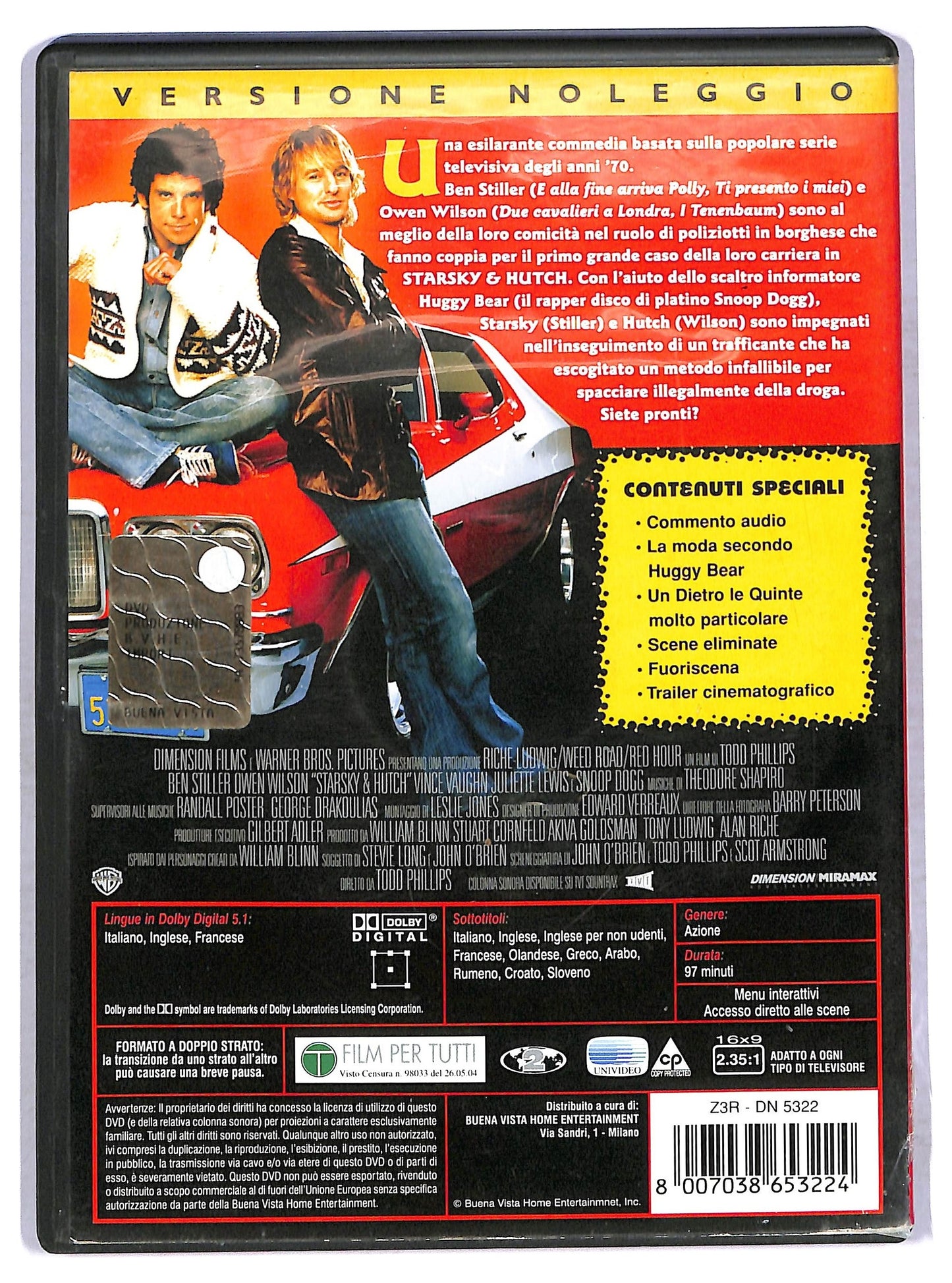 EBOND Starsky e Hutch NOLEGGIO DVD D763264