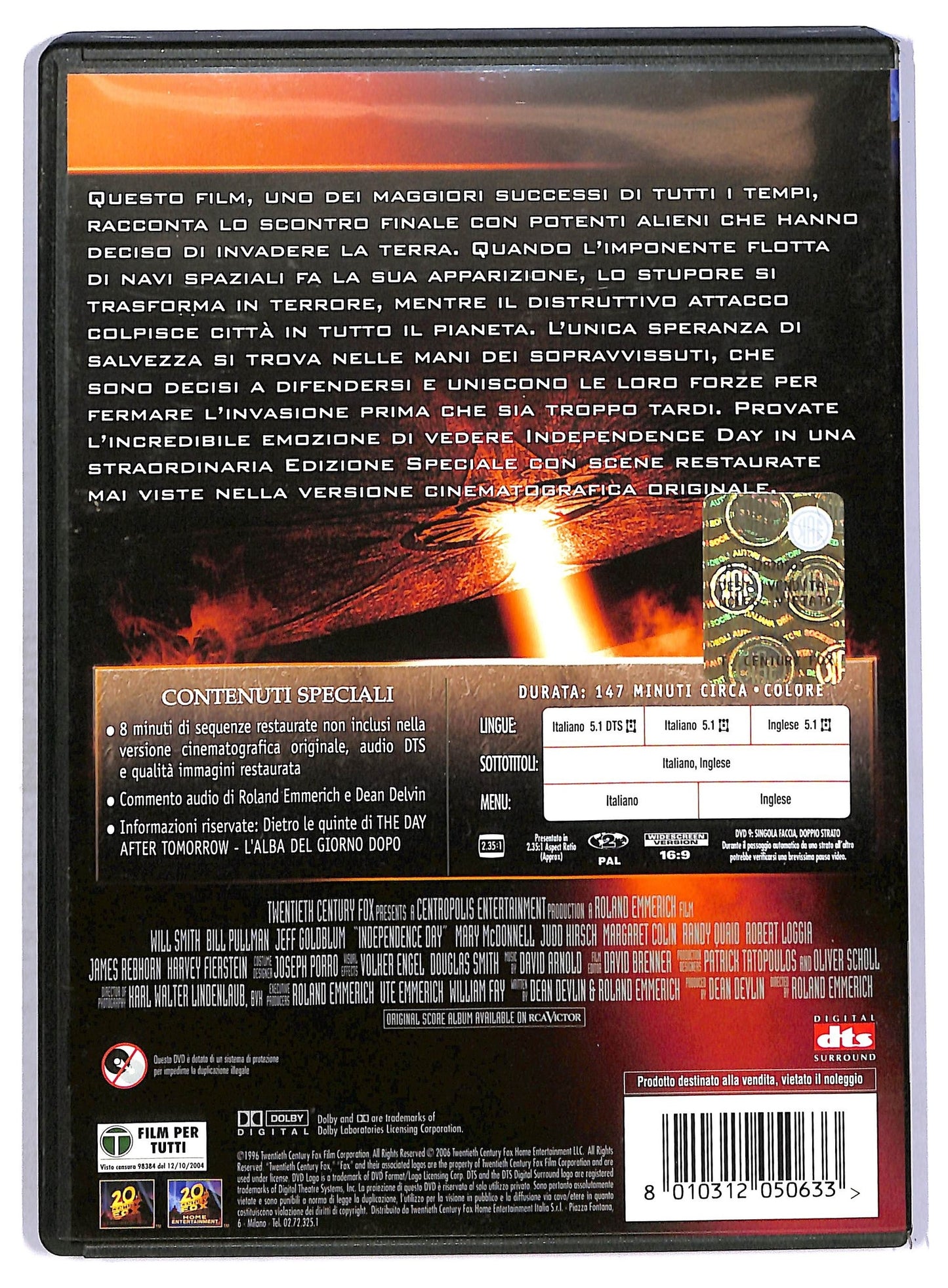 EBOND independance day DVD D763356