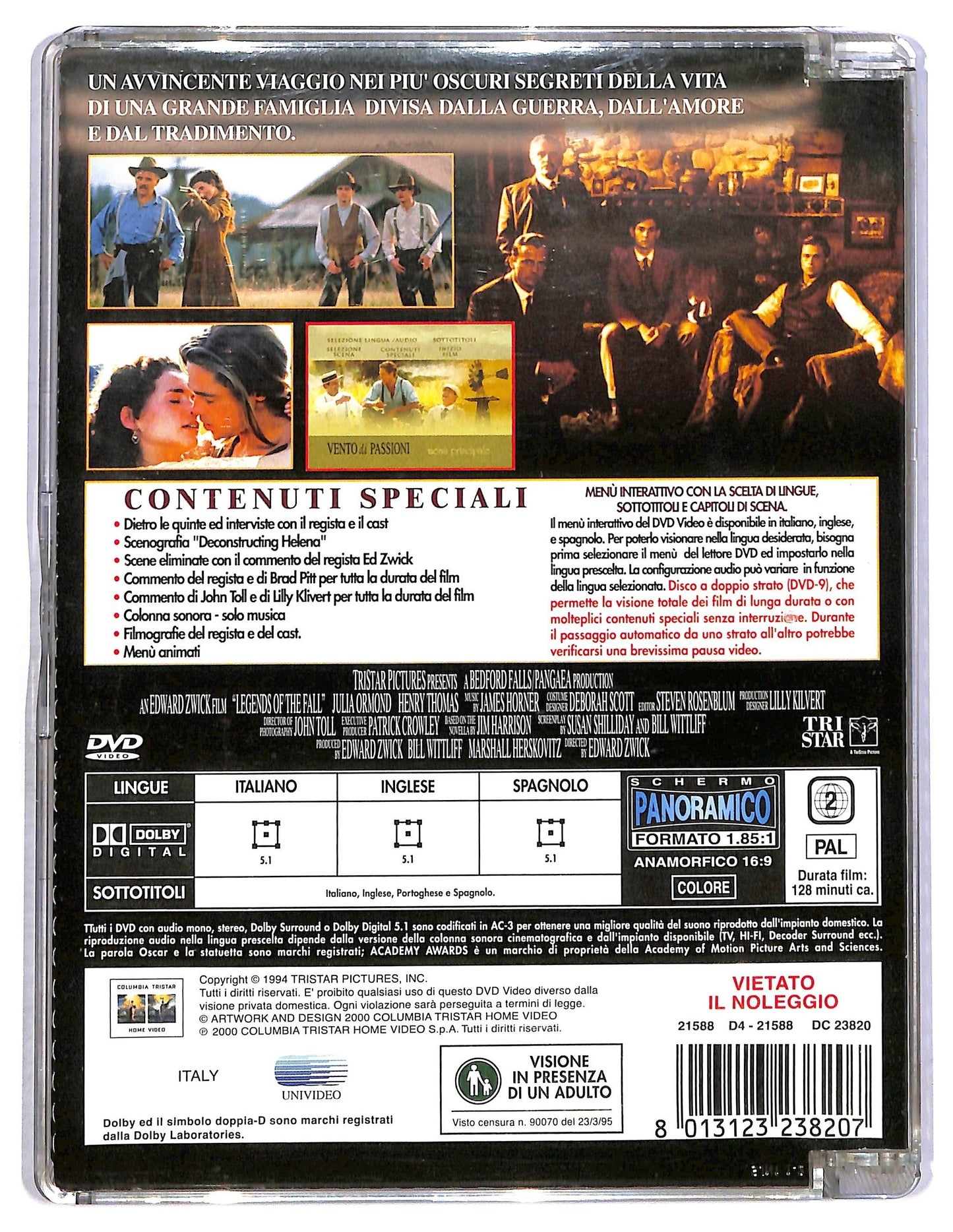 EBOND Vento Di Passioni Collector's Edition Sjb DVD D763360