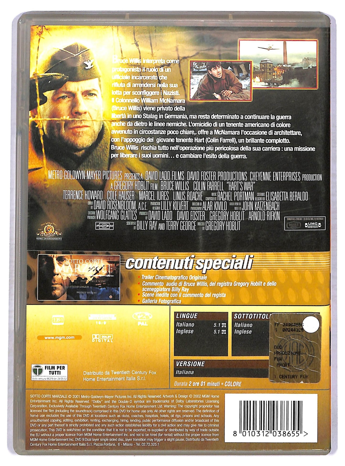 EBOND sotto corte marziale DVD D763411