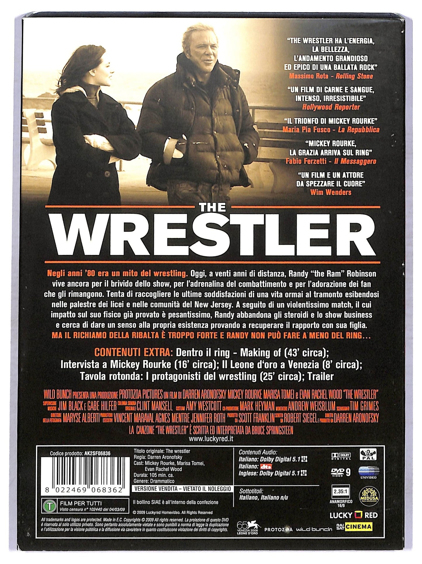 EBOND The Wrestler SLIPCASE DVD SLIM D763426