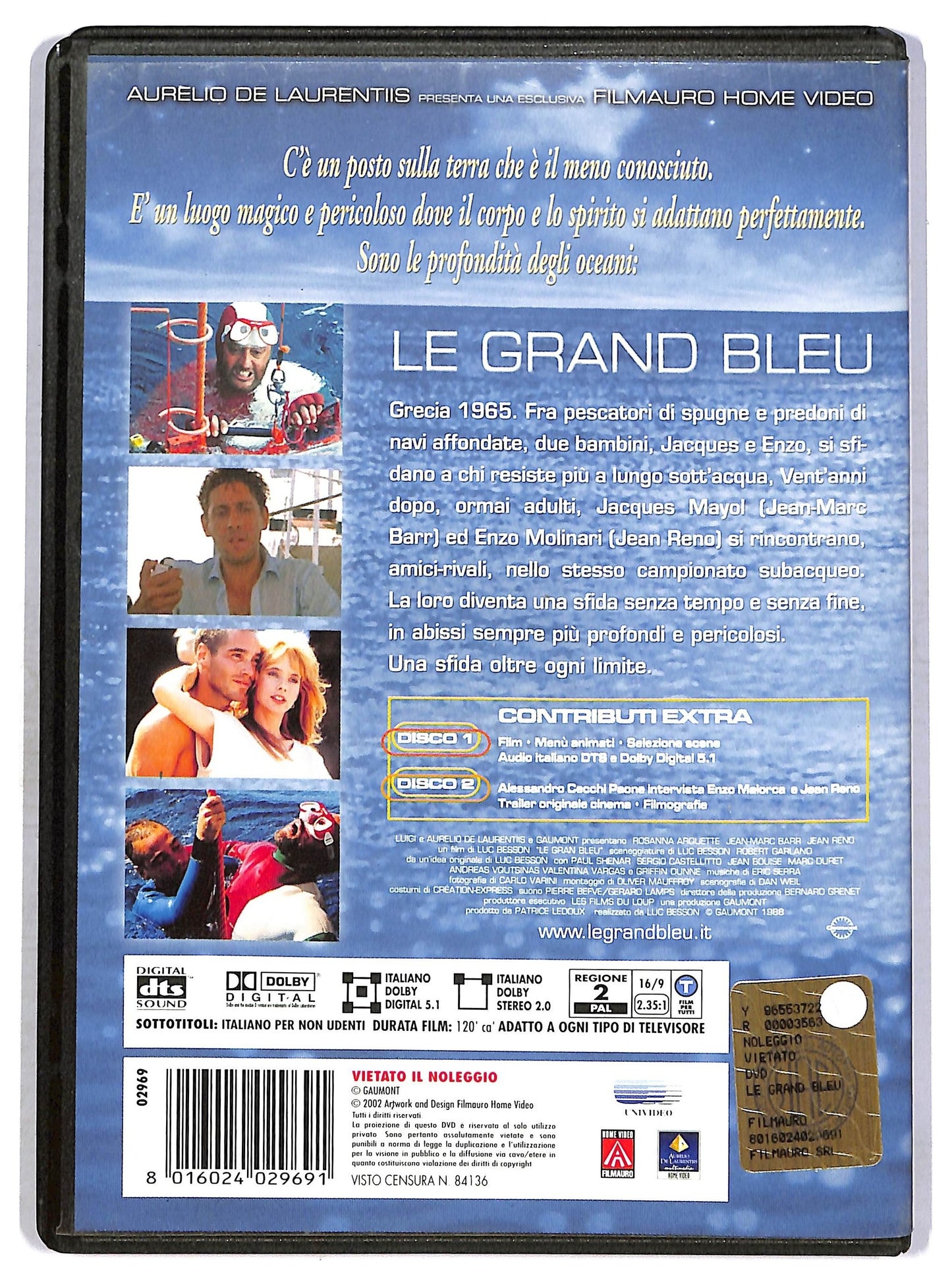 EBOND Le Grand Bleu (Special Edition) (2 dischi) DVD D763445