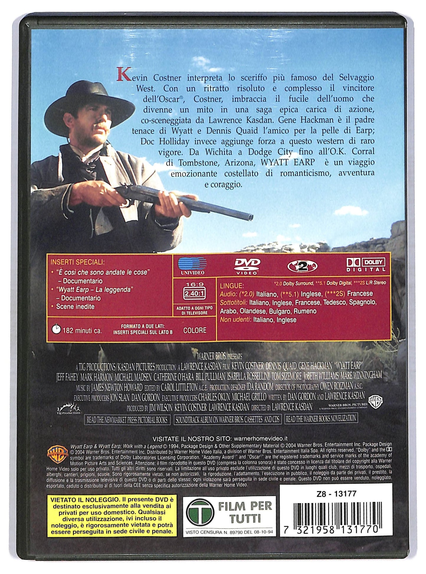 EBOND Wyatt Earp  DVD D763465