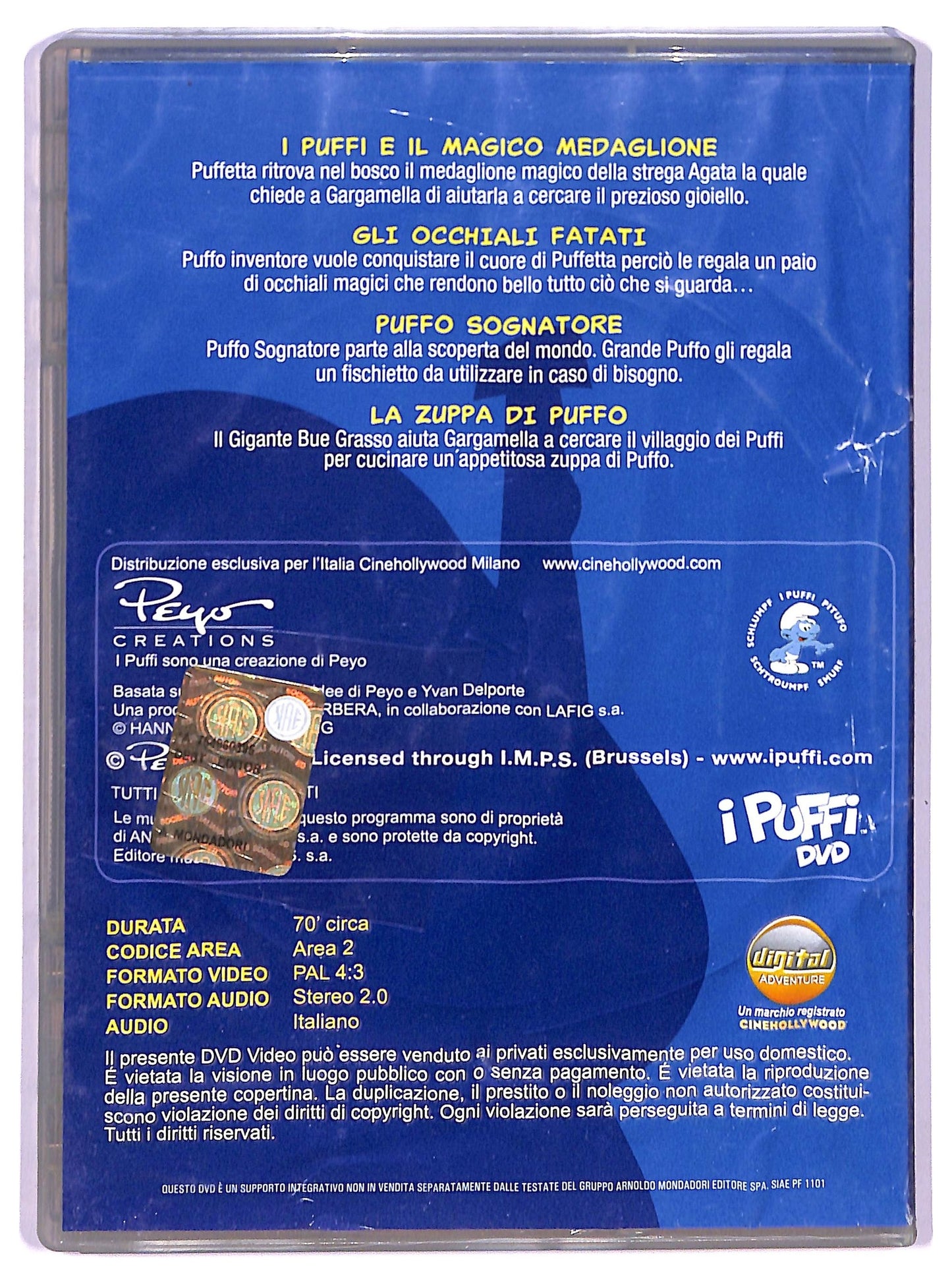 EBOND I Puffi e Il Magico Medaglione e Altre Avventure DVD Editoriale D763747