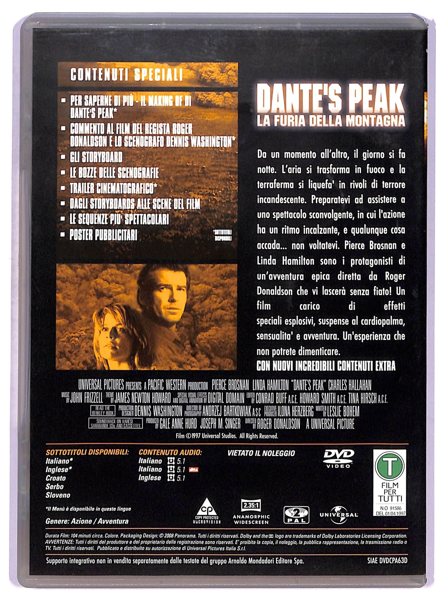 EBOND Dante's Peak - La furia della montagna EDITORIALE DVD D763860