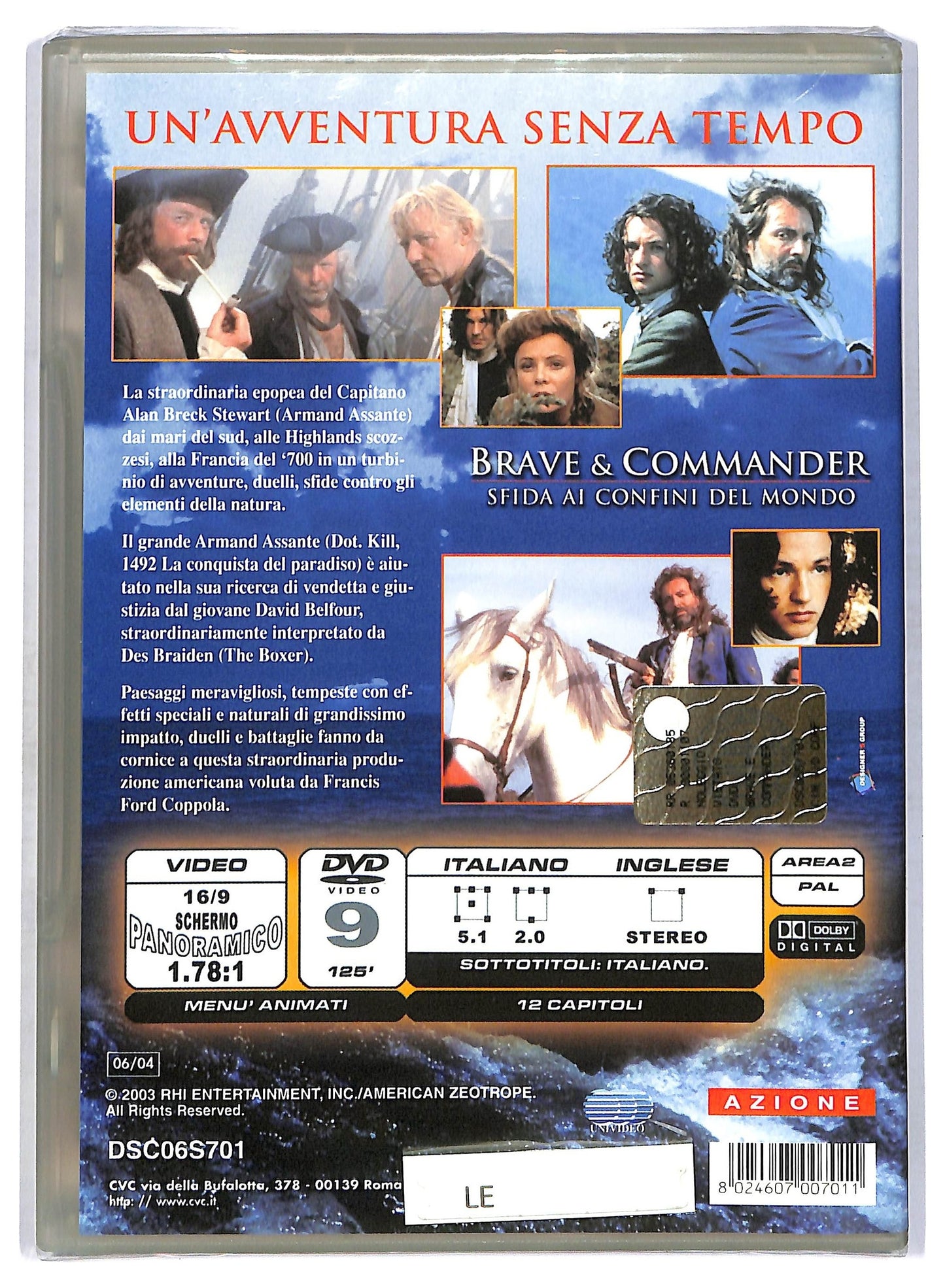 EBOND Brave & commander - sfida ai confini del mare DVD D763915