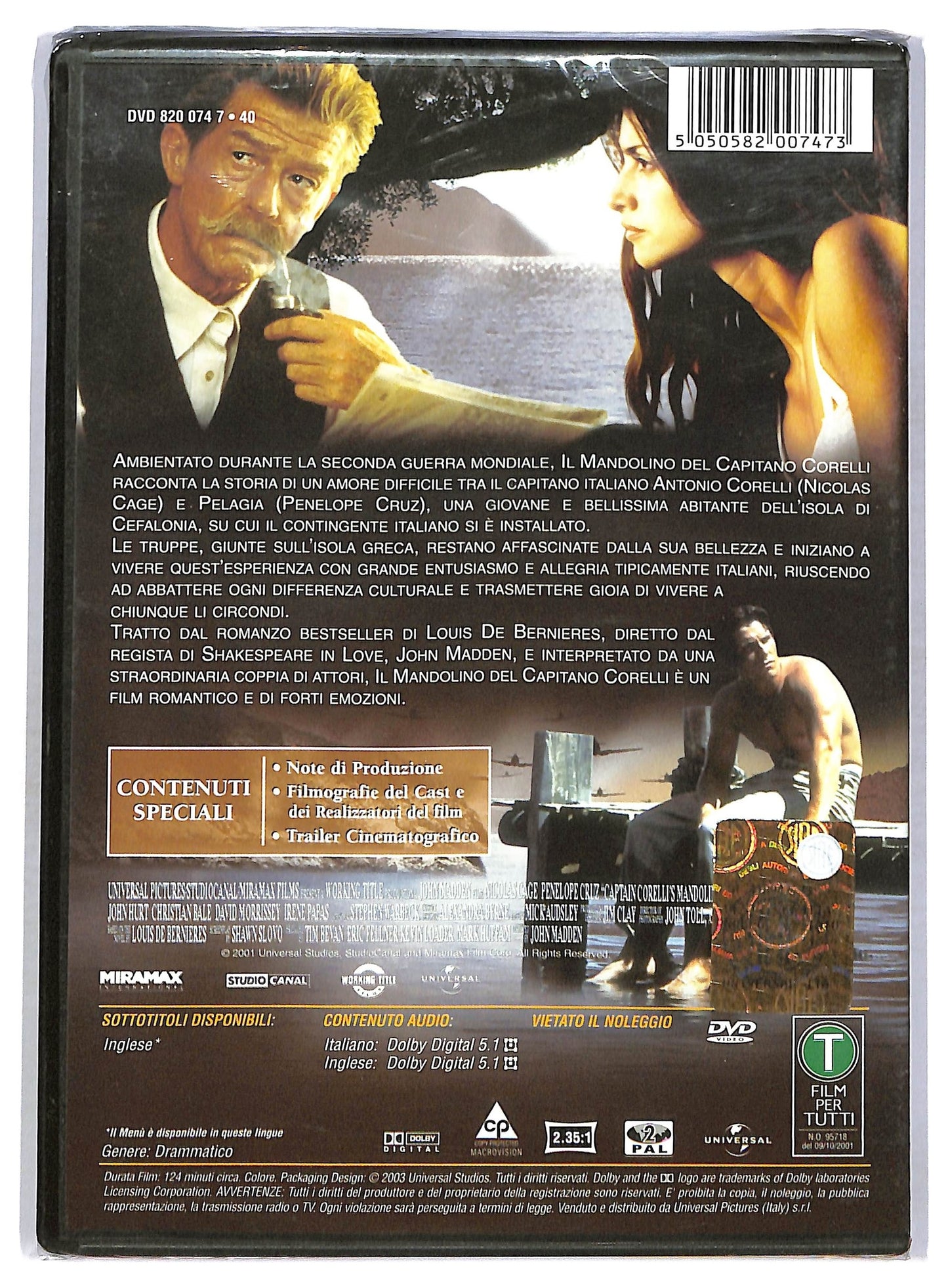 EBOND Il Mandolino del capitano Corelli DVD D763923