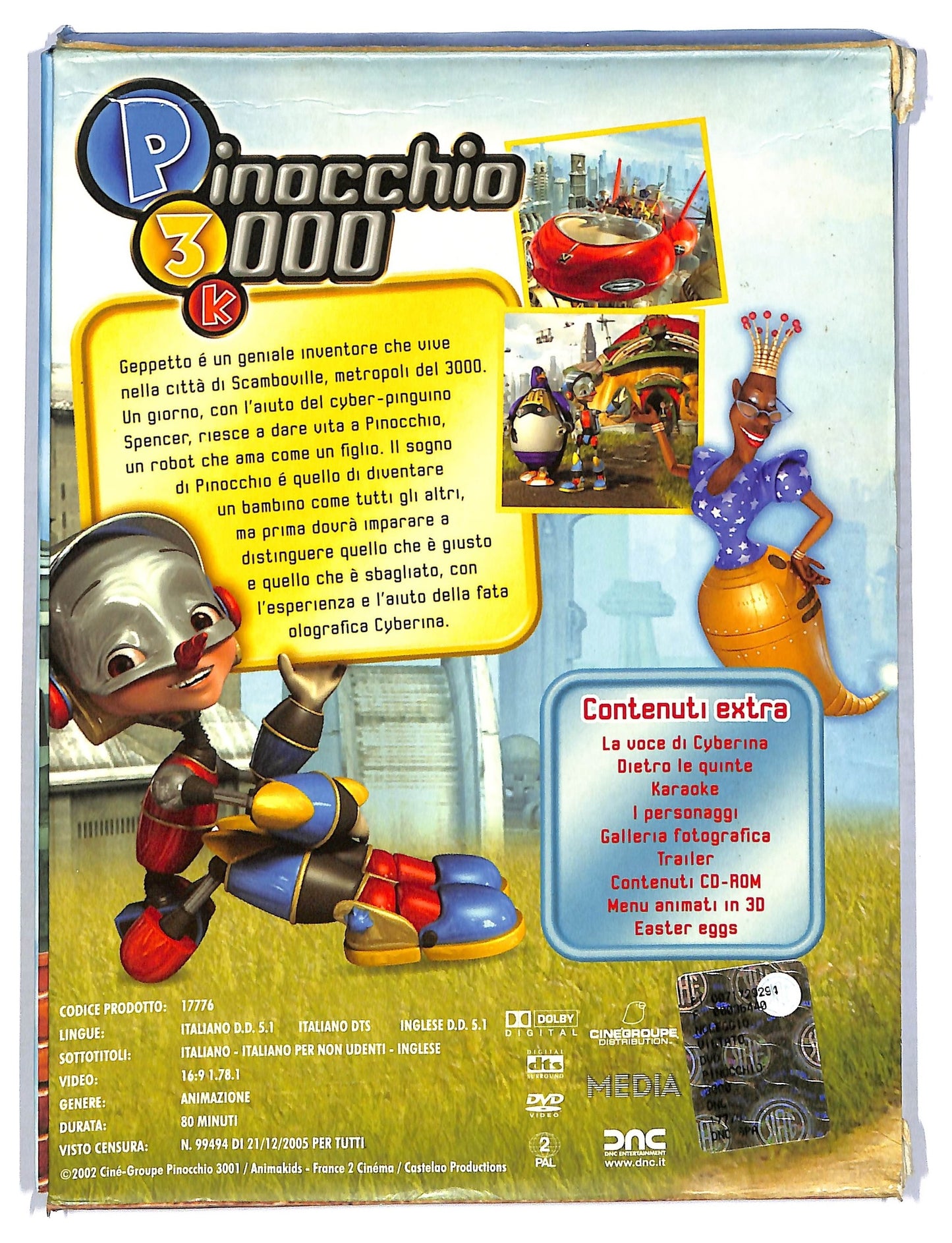 EBOND Pinocchio 3000 K Slipcase DVD D764011