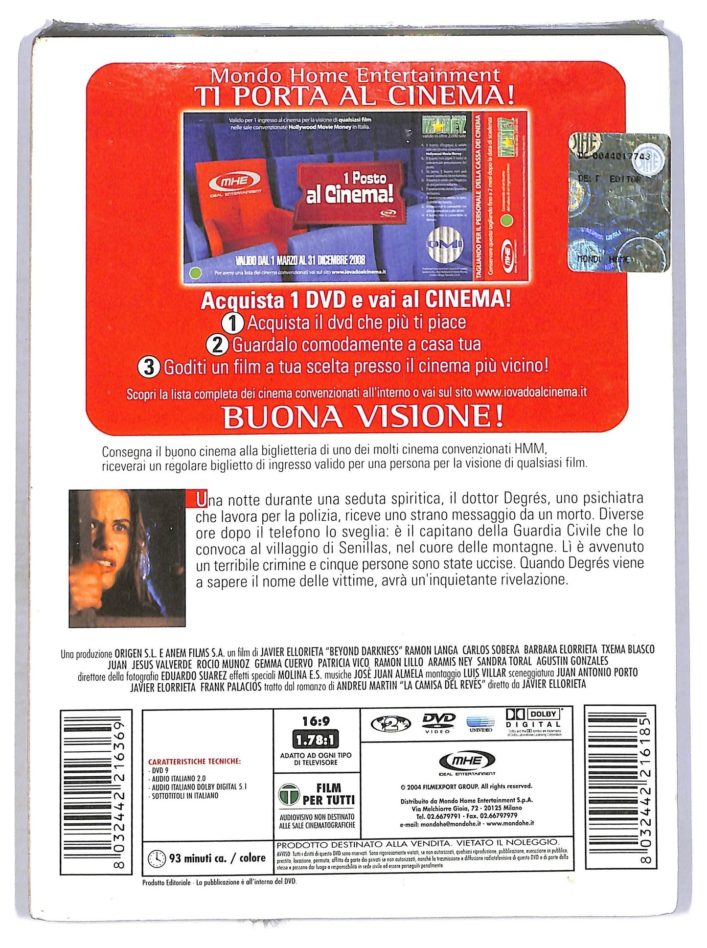 EBOND Beyond Darkness DVD D764026