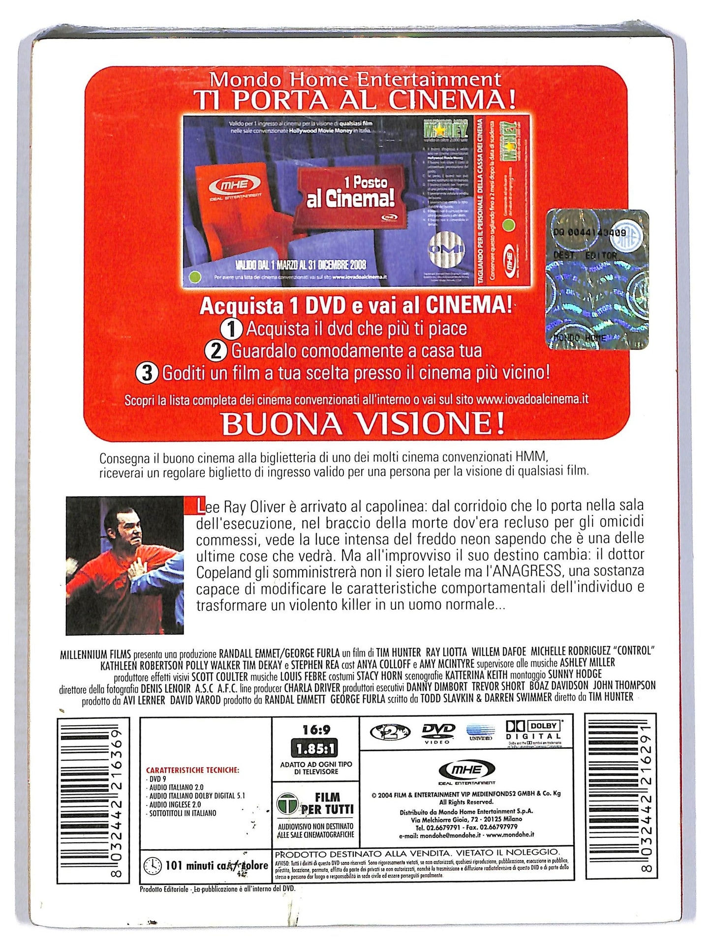 EBOND Control Slipcase EDITORIALE DVD D764031