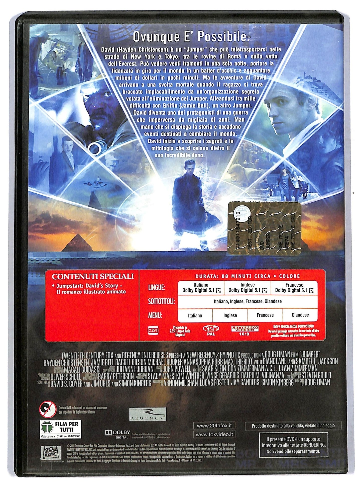 EBOND Jumper - Senza confini EDITORIALE DVD D764126