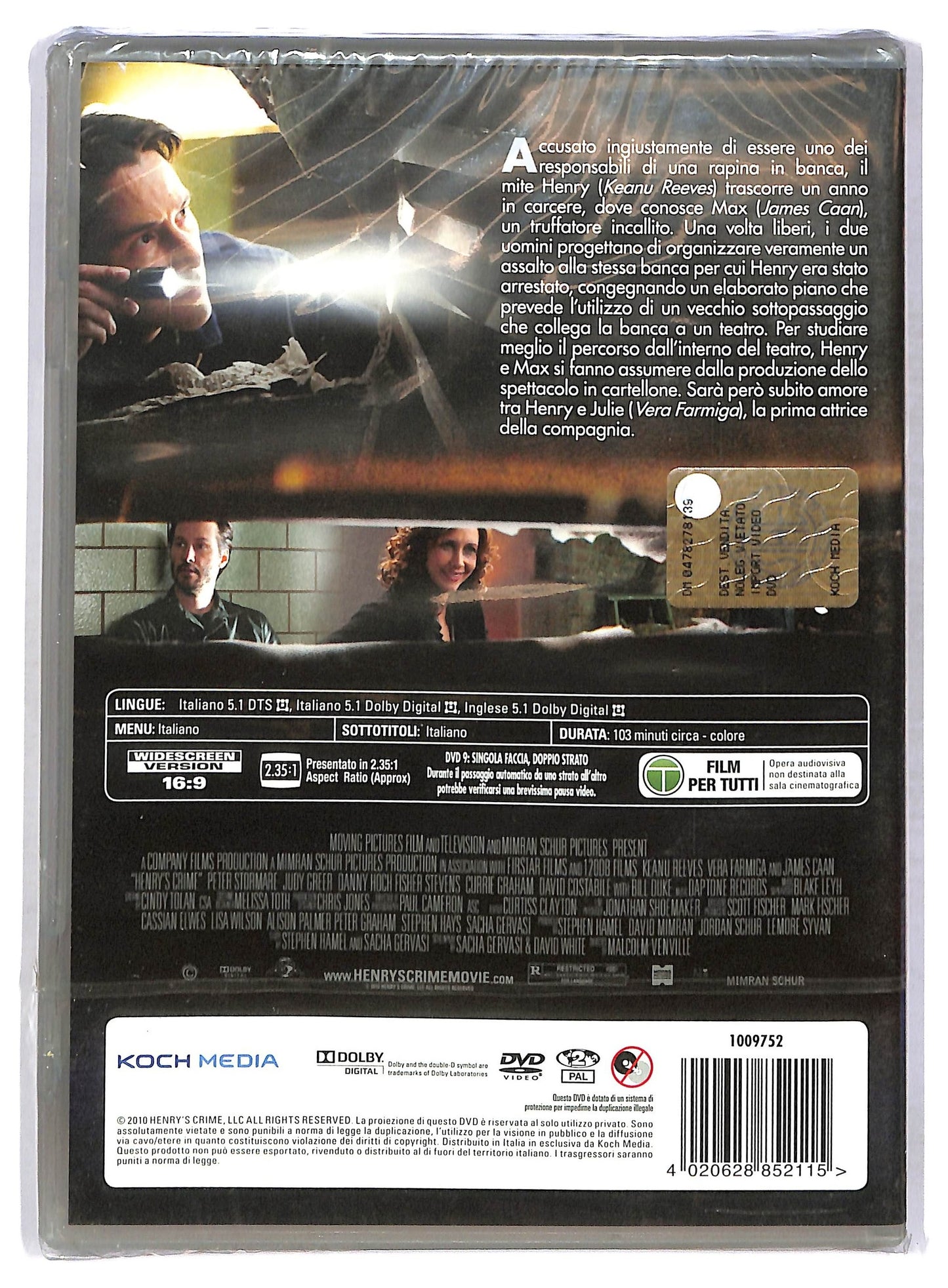 EBOND Henry's Crime DVD D764137