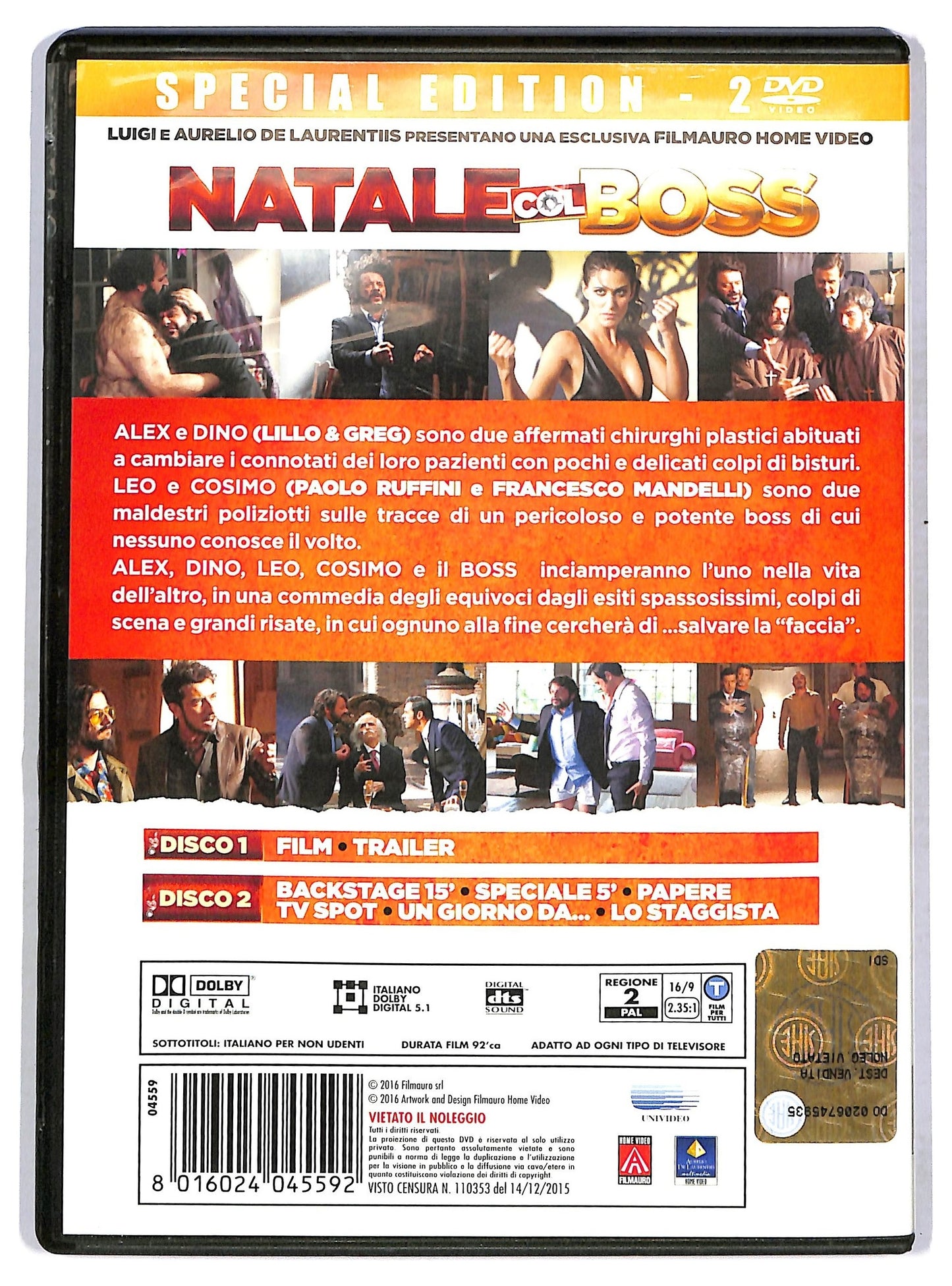 EBOND Natale col boss (2 dischi) EDIZIONE SPECIALE DVD D764145