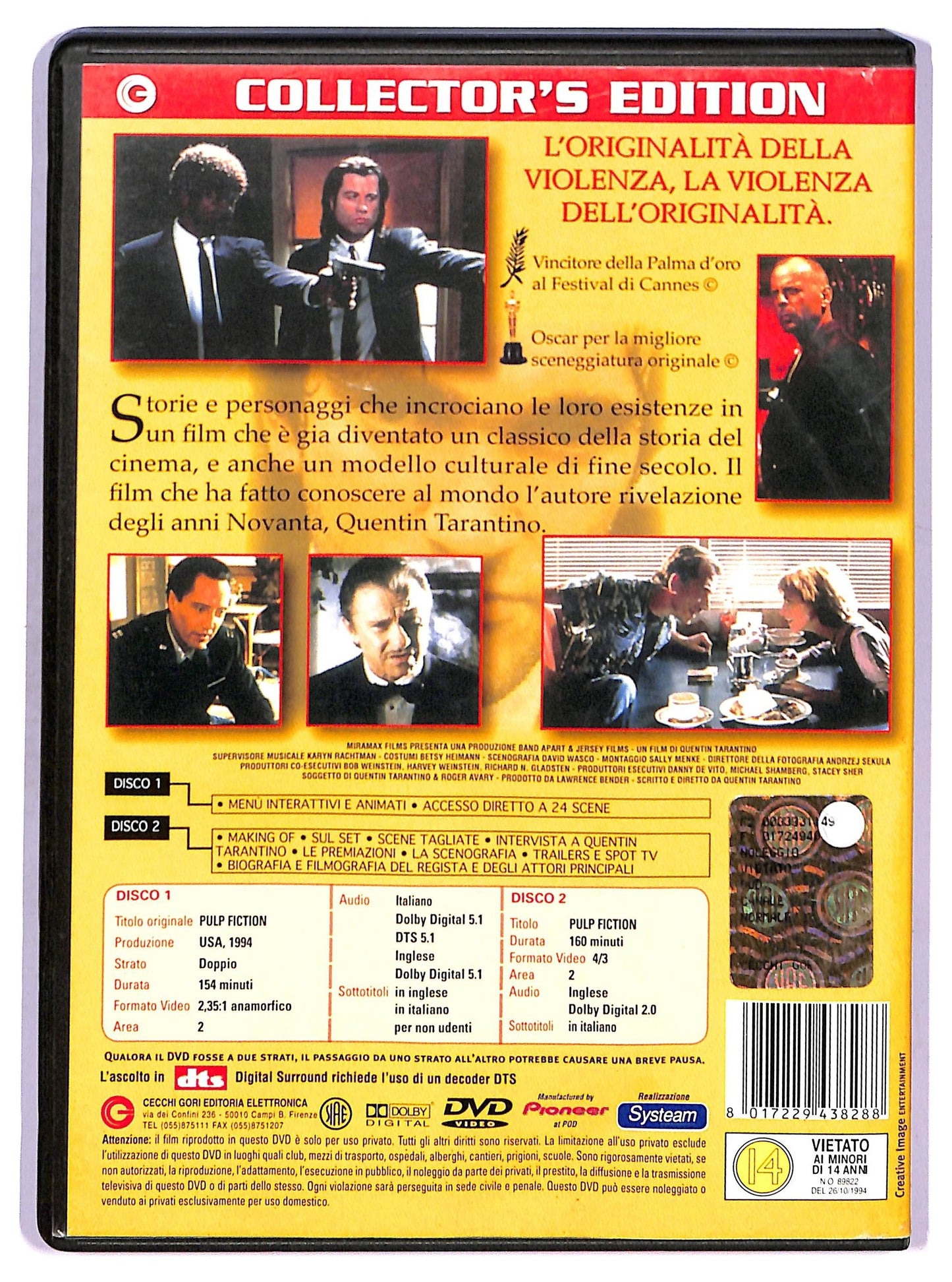 EBOND pulp fiction DVD D764222