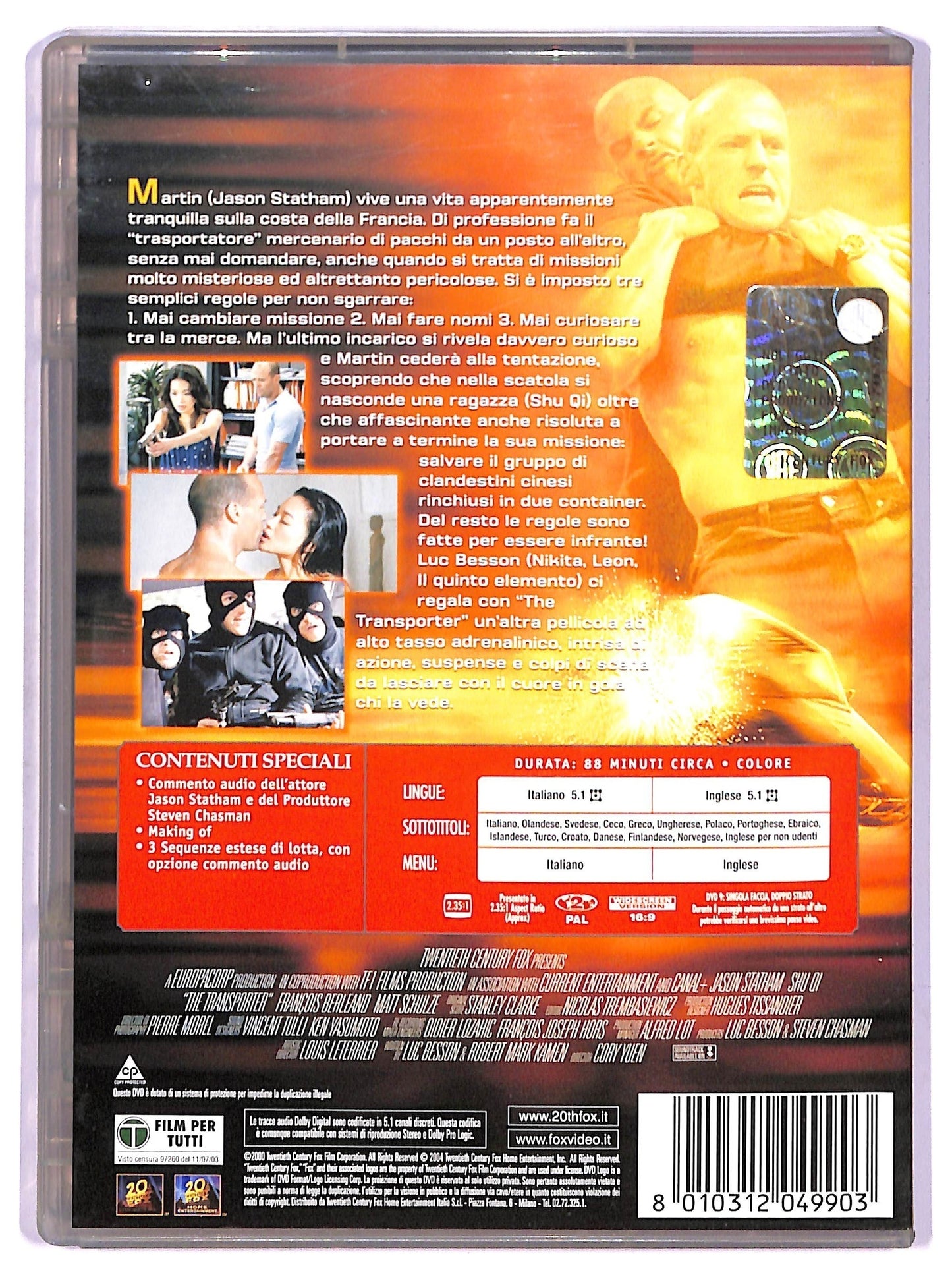 EBOND The Transporter DVD D764225