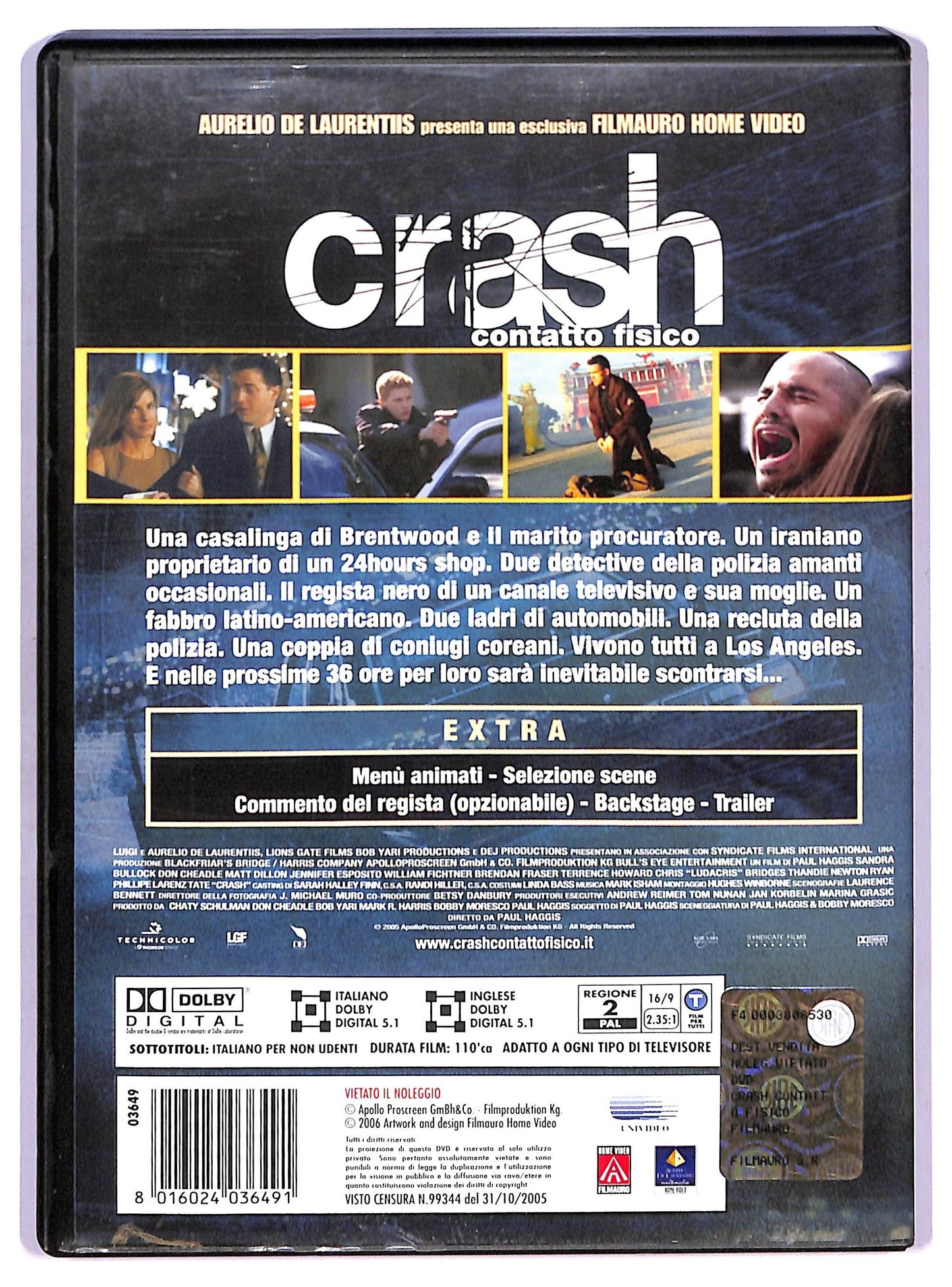 EBOND Crash - Contatto fisico DVD D764238