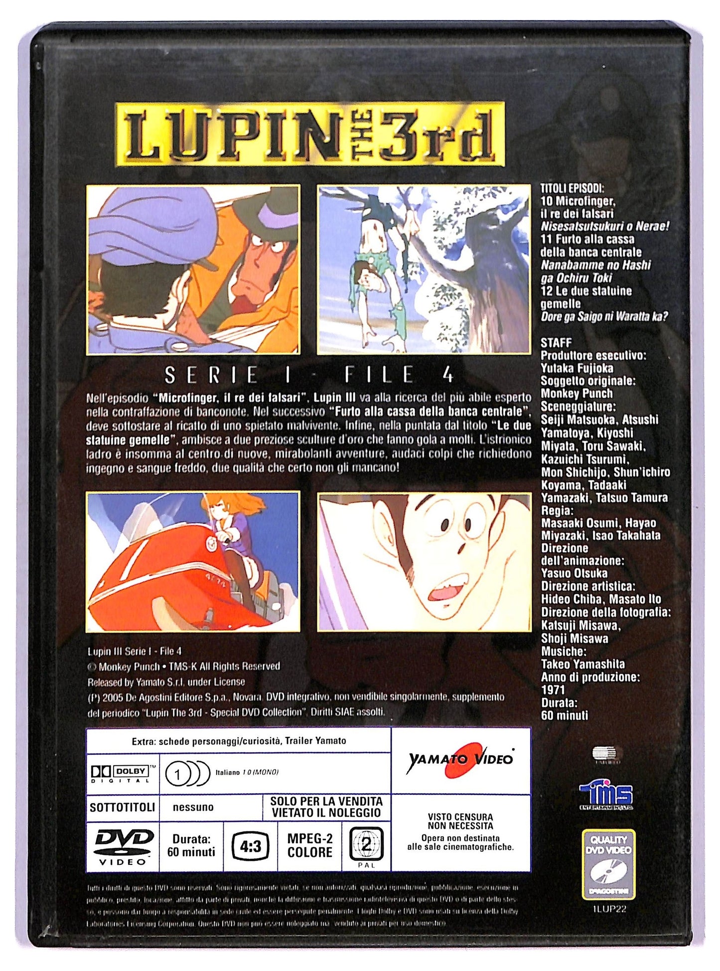 EBOND Lupin the 3rd - Serie 1 - File 4 (Eps. 10-12) DVD D764265
