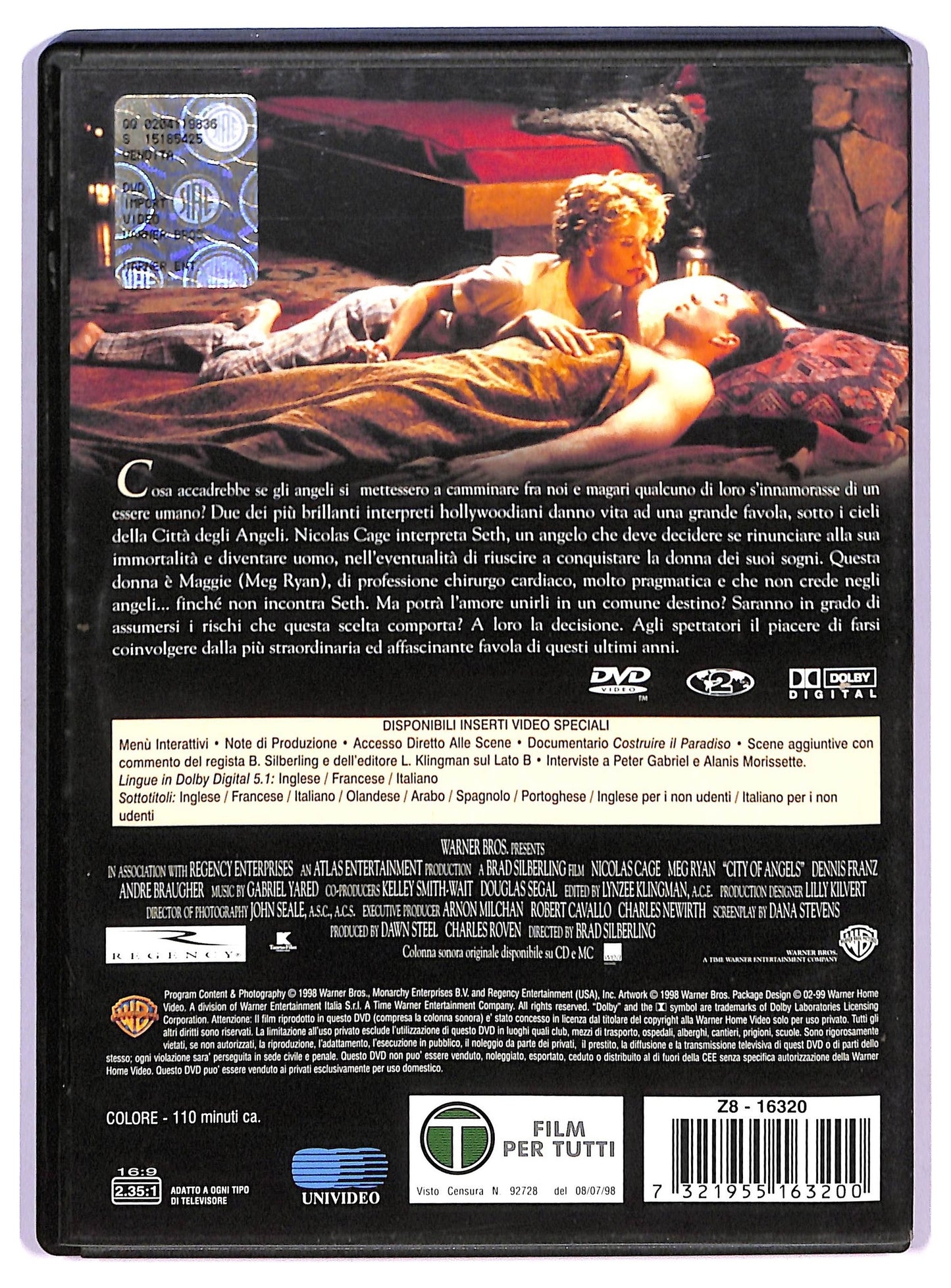 EBOND city of angels - la citta degli angeli DVD D764340