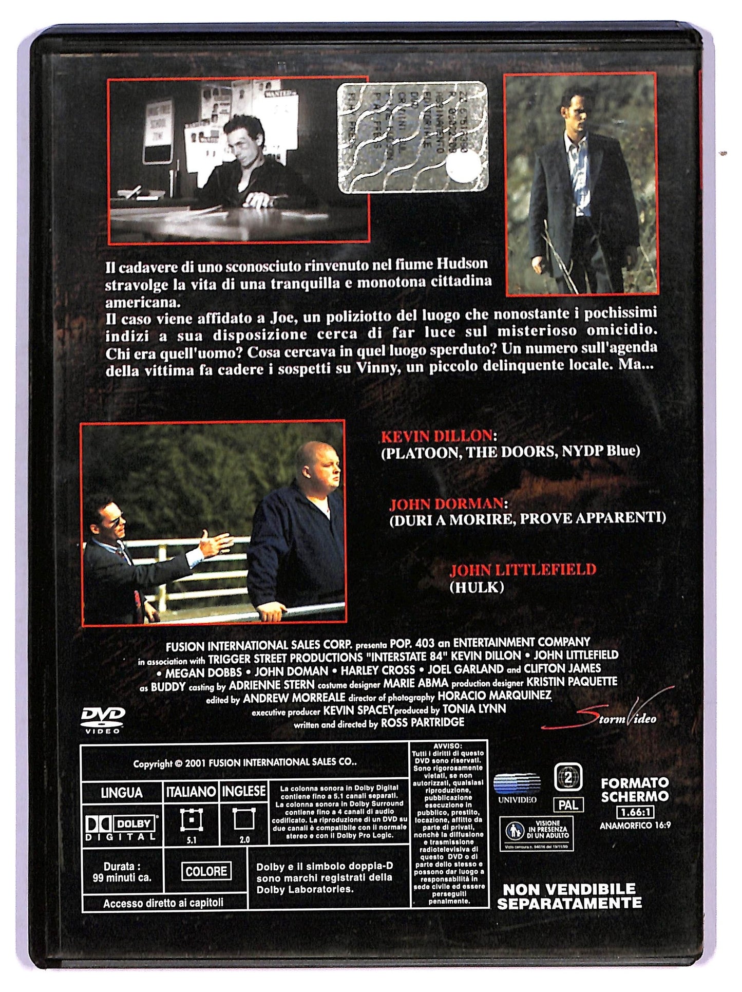 EBOND Crimini sul fiume Hudson EDITORIALE DVD D764354