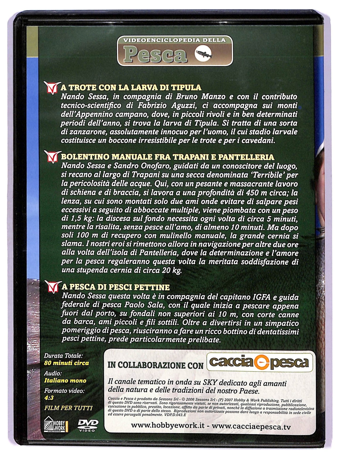 EBOND Videoenciclopedia della pesca volume 43 EDITORIALE DVD D764405