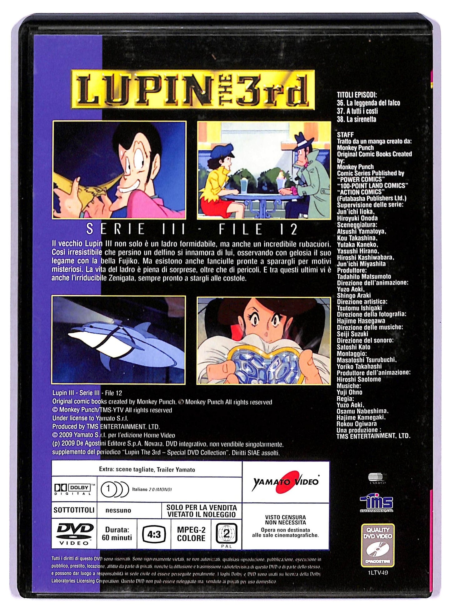EBOND Lupin III - Le profezie di Nostradamus EDITORIALE DIGIPACK DVD D764410
