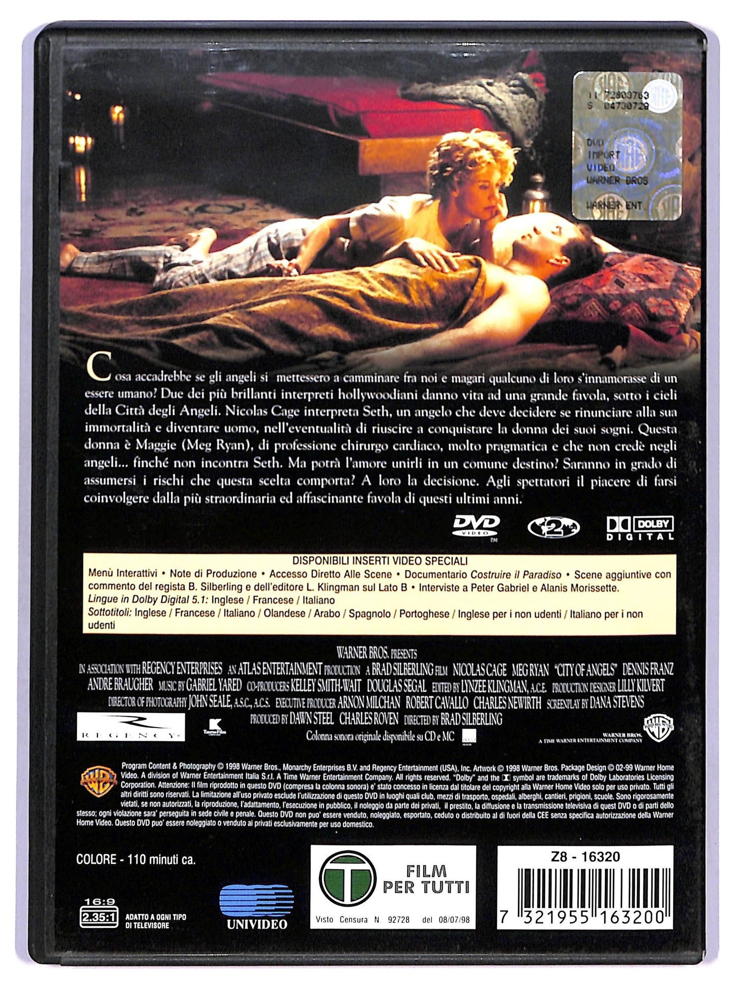 EBOND city of angels - la citta degli angeli DVD D764442