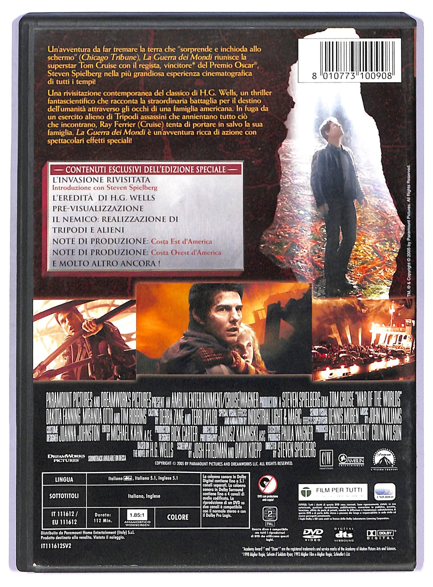EBOND la guerra dei mondi SPECIAL EDITION DVD D764454