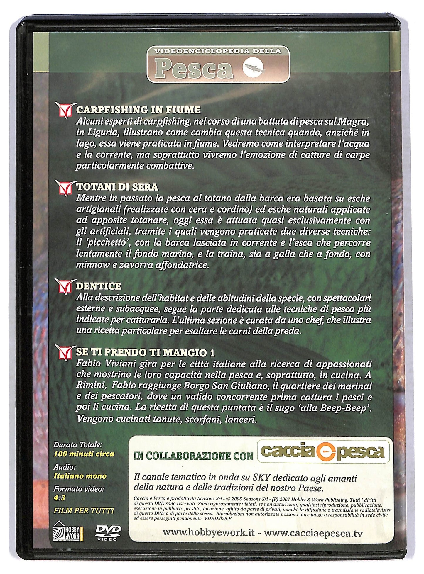 EBOND Videoenciclopedia della pesca volume 25 EDITORIALE DVD D764511