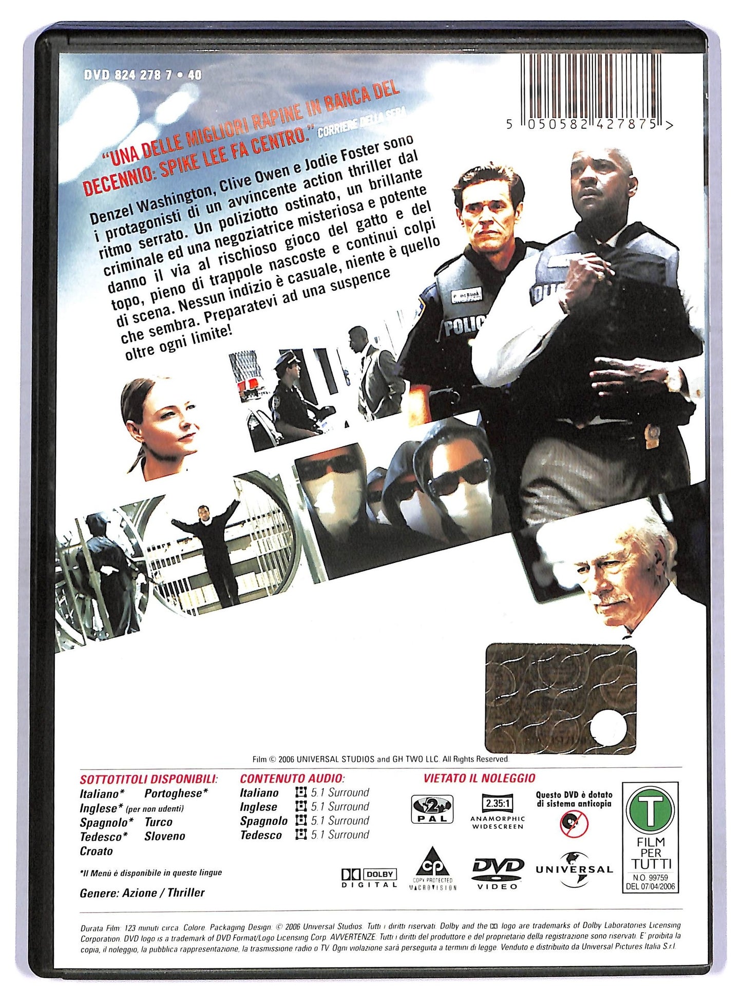 EBOND inside man DVD D764553