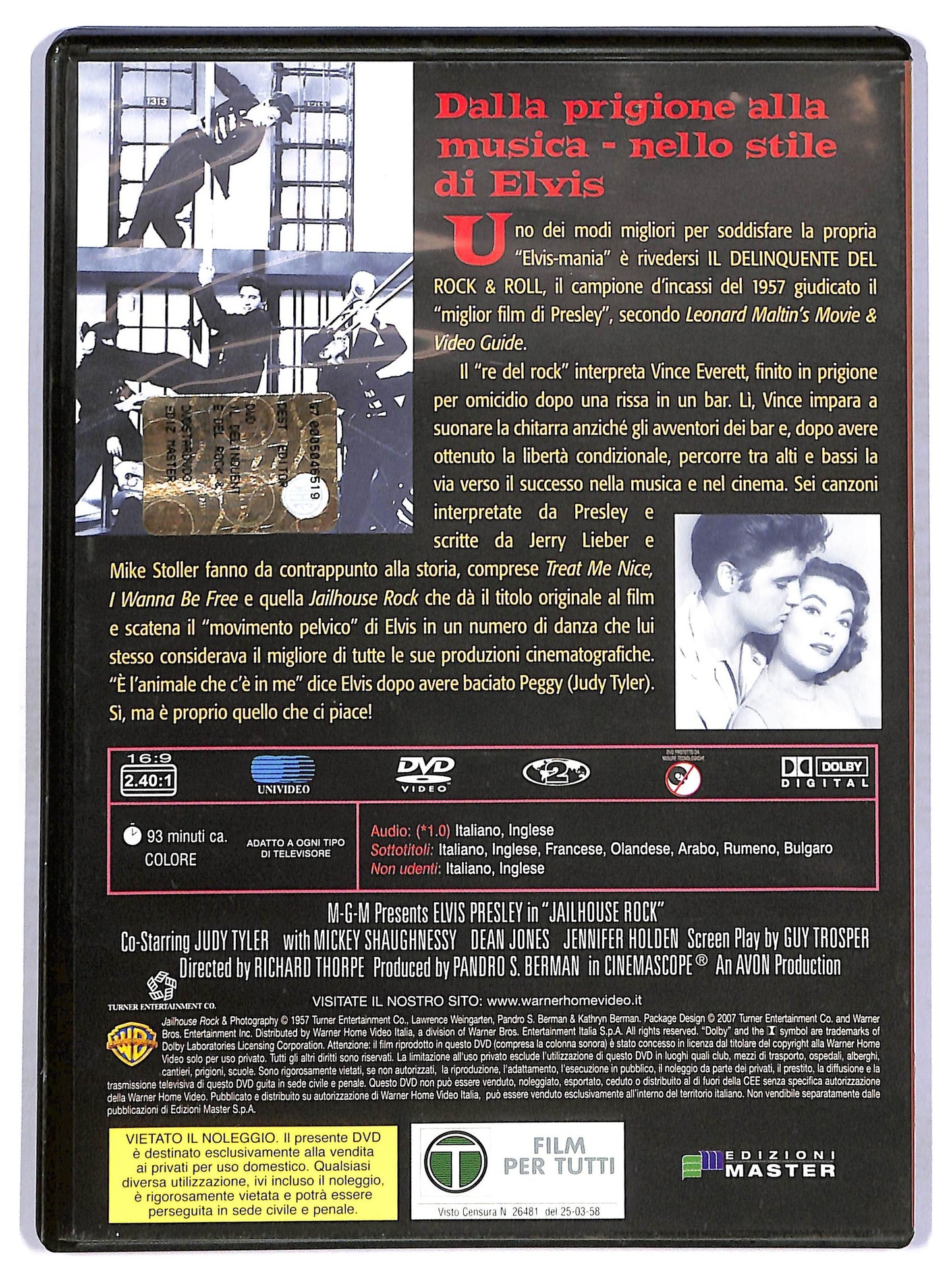 EBOND Il delinquente del rock and roll EDITORIALE DVD D764611