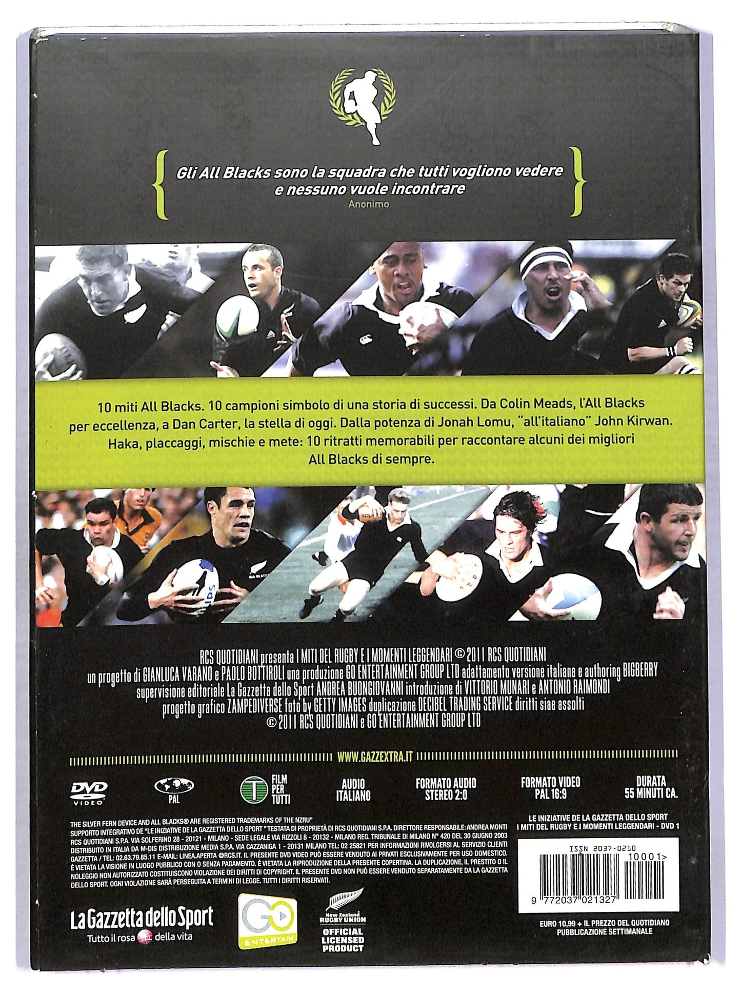 EBOND I Miti Del Rugbi e i momenti Leggendari Vol 1 Slipcase EDITORIALE DVD D764702