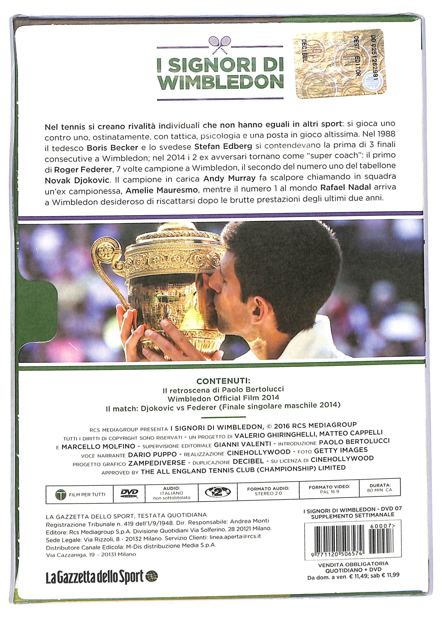 EBOND I Signori Di Wimbledon Vol. 7 Slipcase EDITORIALE DVD D764734