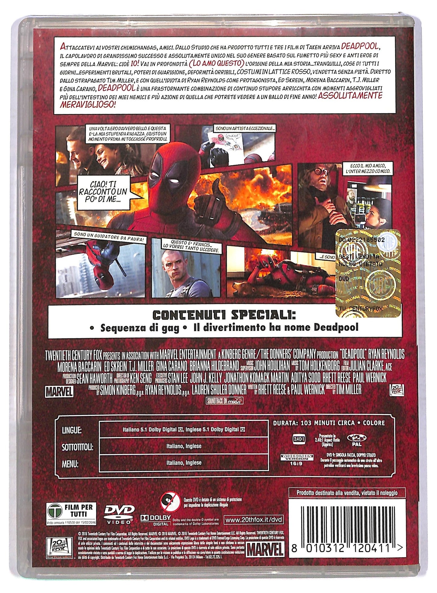EBOND Deadpool DVD D764760