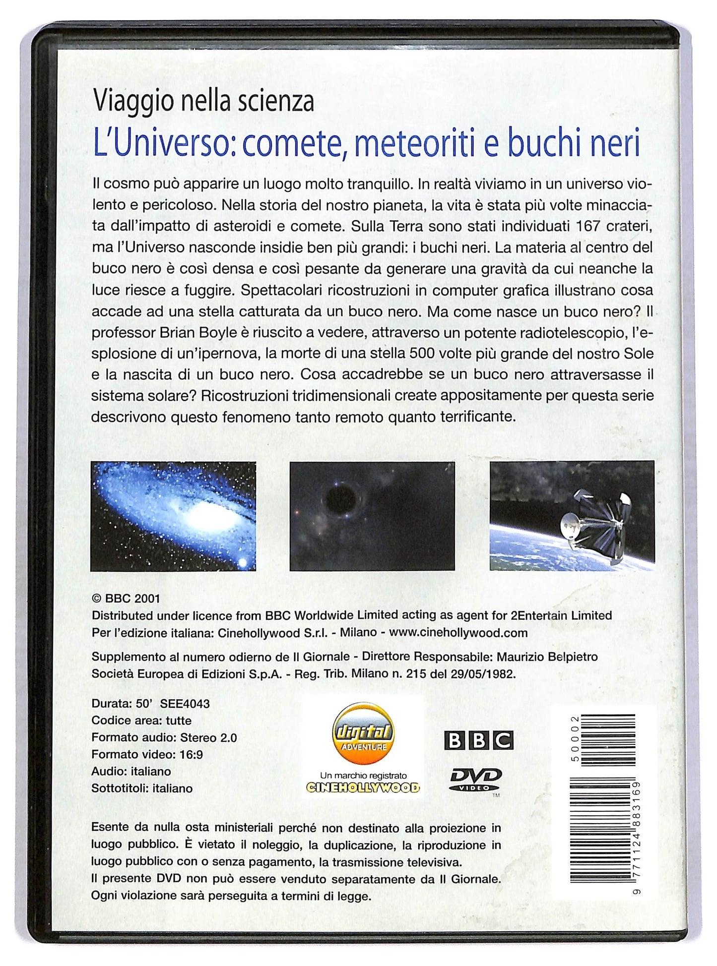 EBOND L'universo comete meteoriti e buchi neri vol.2 EDITORIALE DVD D764806