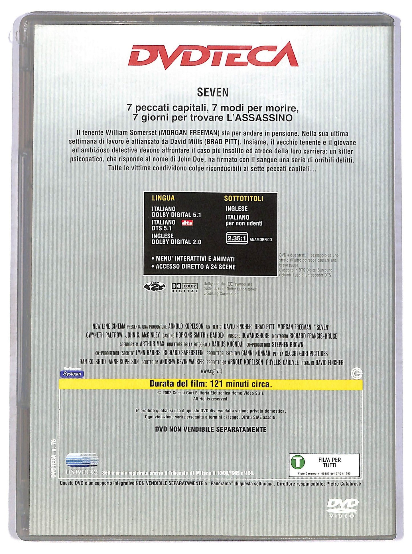 EBOND Seven EDITORIALE DVD D764813