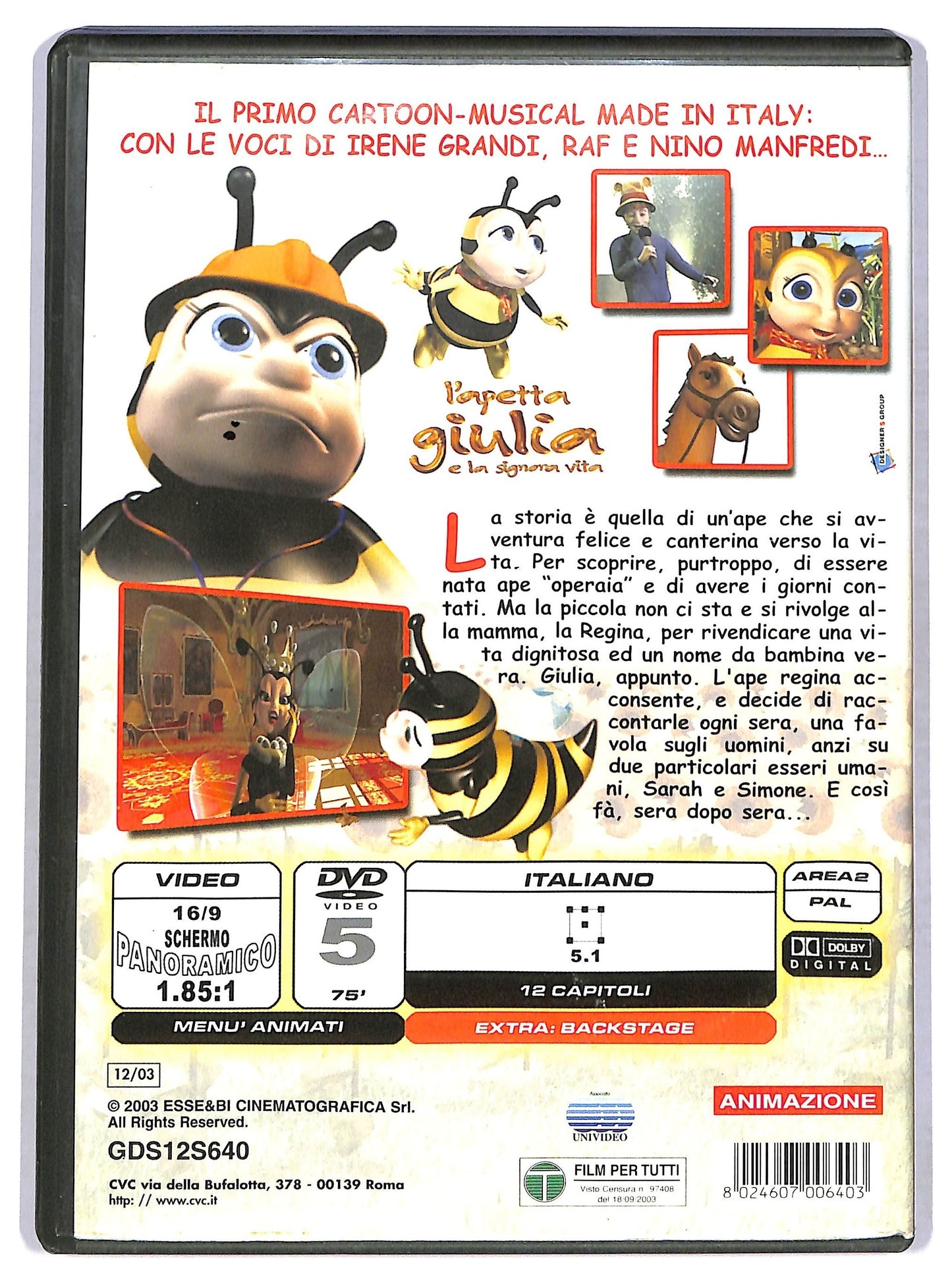 EBOND L'Apetta Giulia e La Signora Vita DVD D764836
