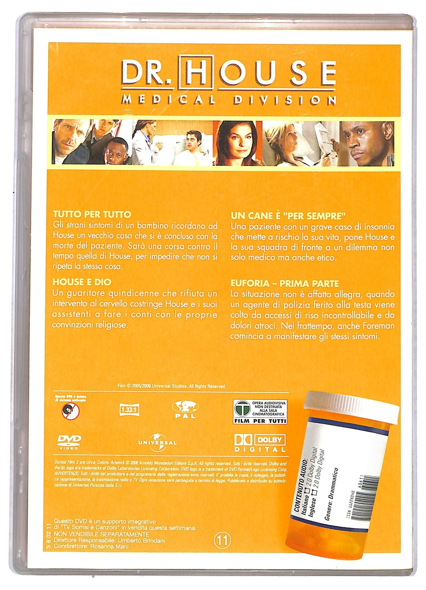 EBOND Dr. House Medical Division Stagione Due - Disco 5 Episodi 17-20 EDITORIALE DVD D764867