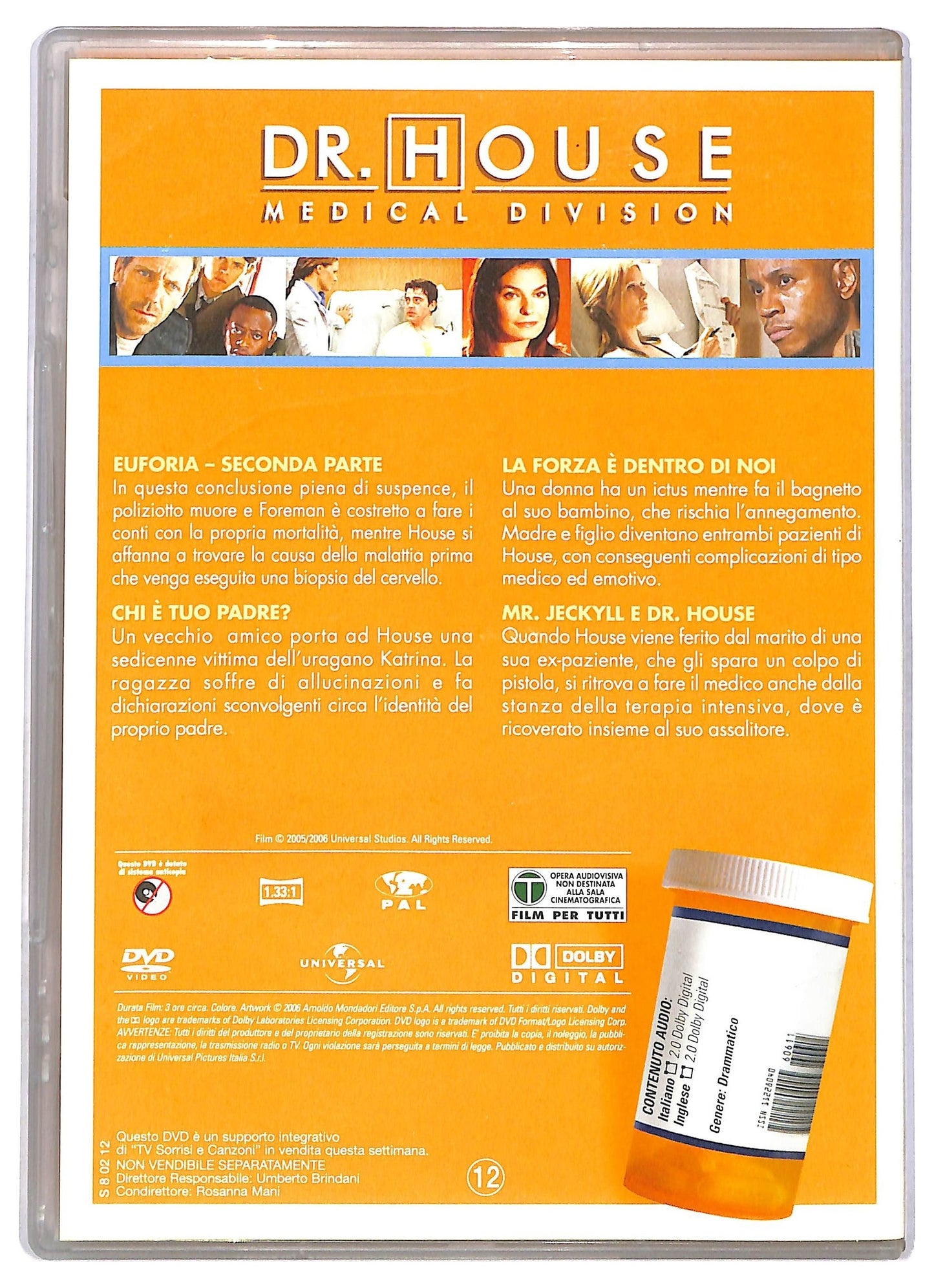 EBOND DR. House Medical Division Stgione 2 Disco 6 Epis. 21-24 EDITORIALE DVD D764868
