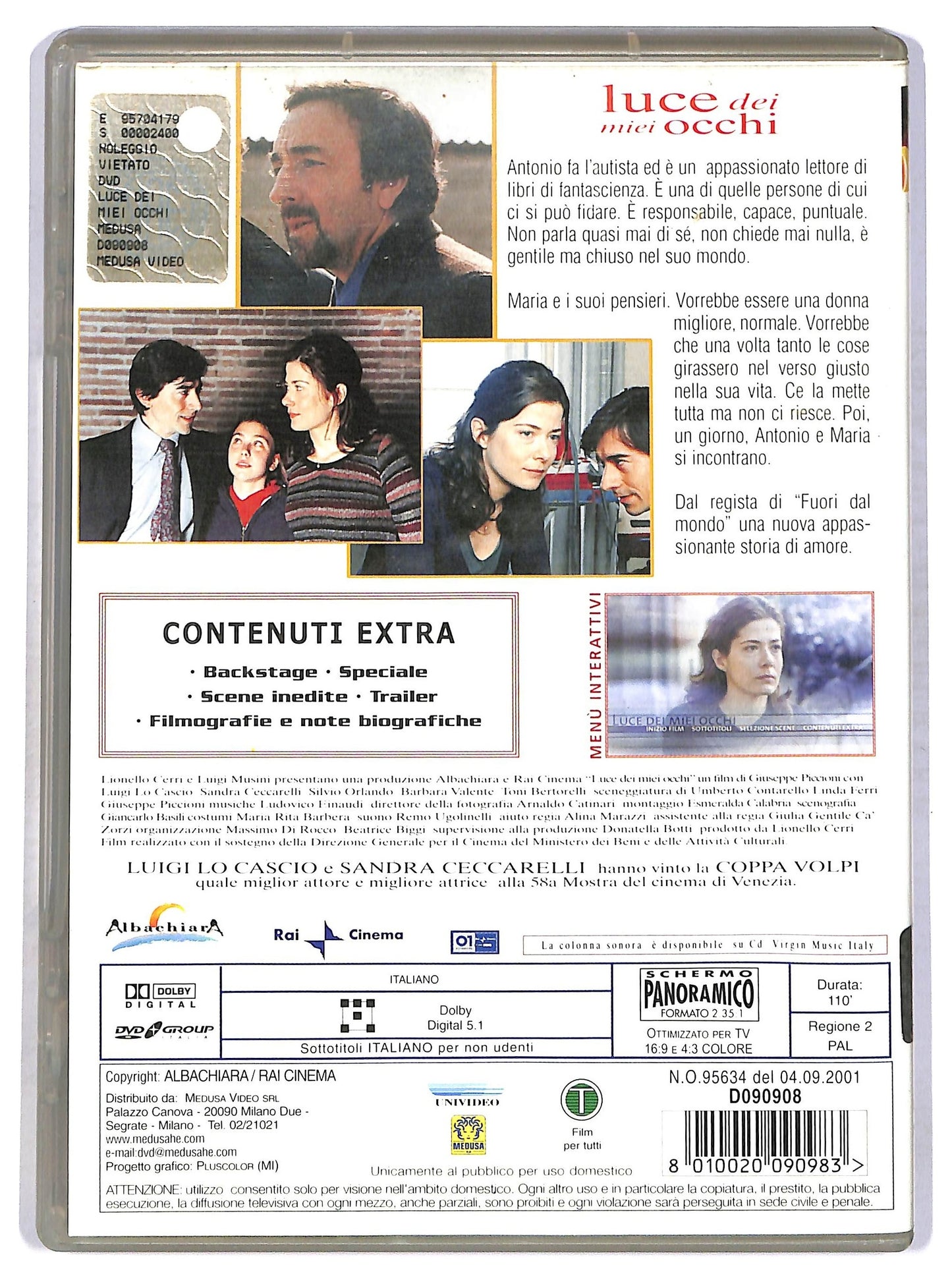 EBOND Luce dei miei occhi DVD D764904